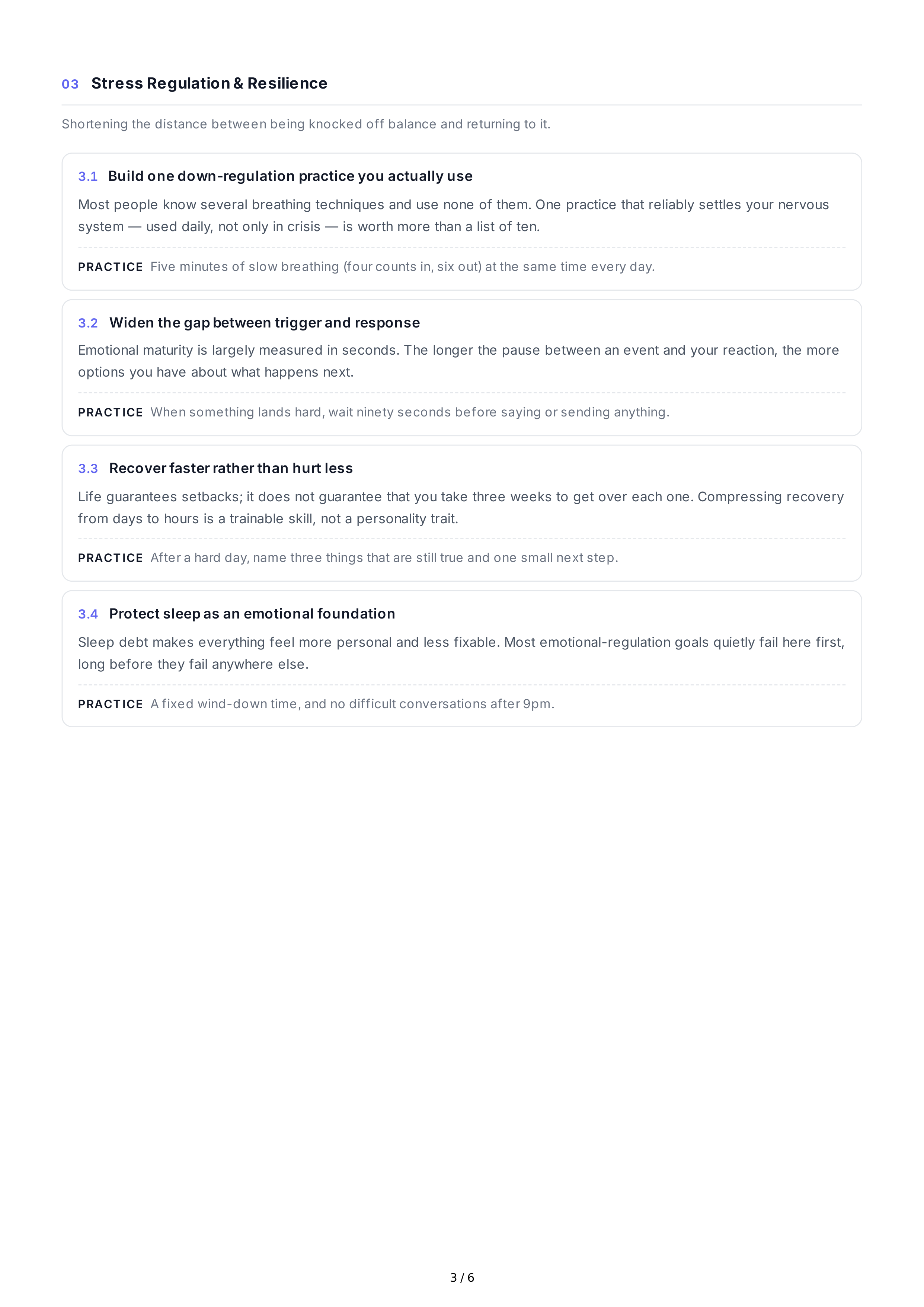 Emotional Well-Being Life Goals — page 3