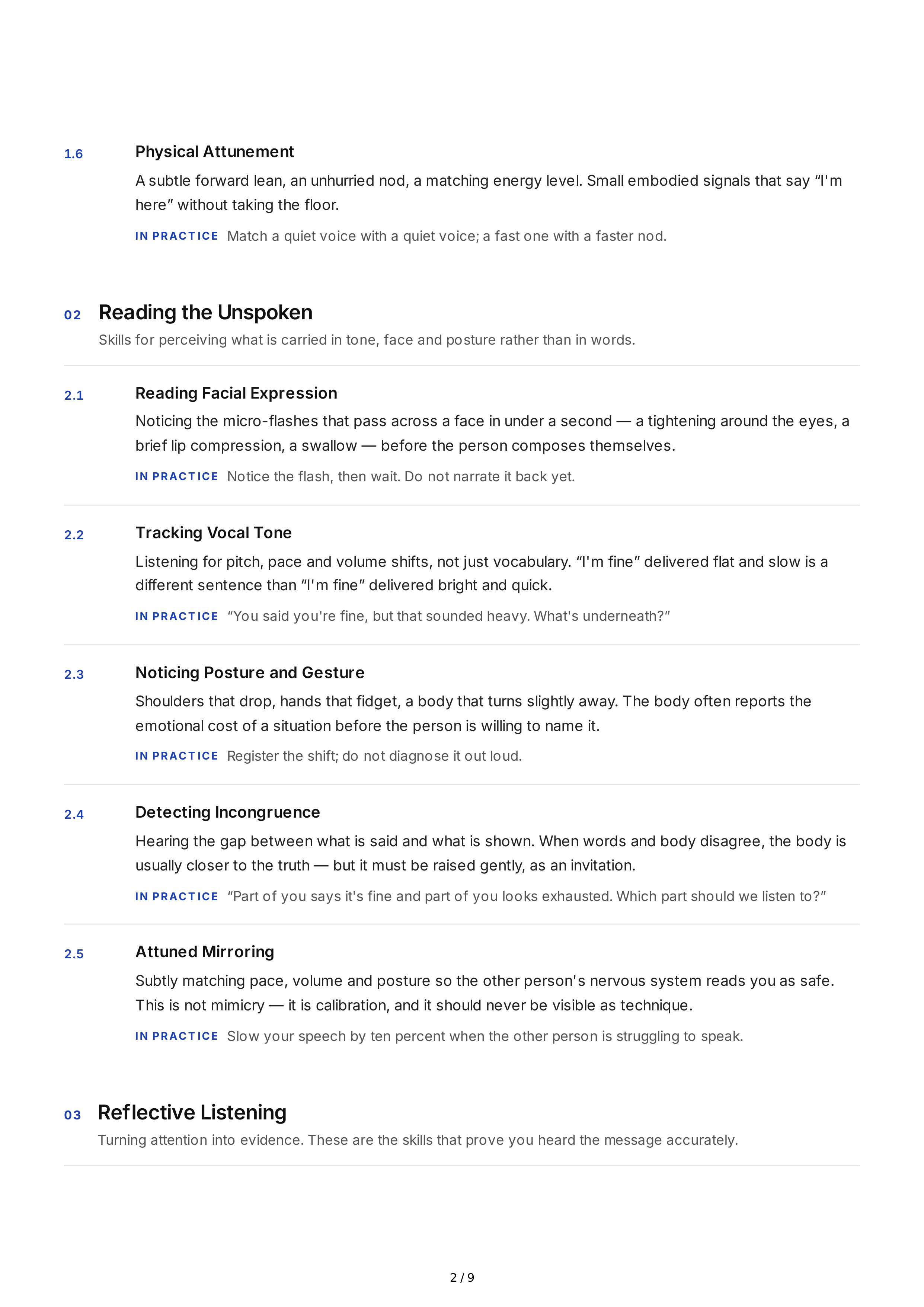 Empathetic Listening Interpersonal Skills — page 2