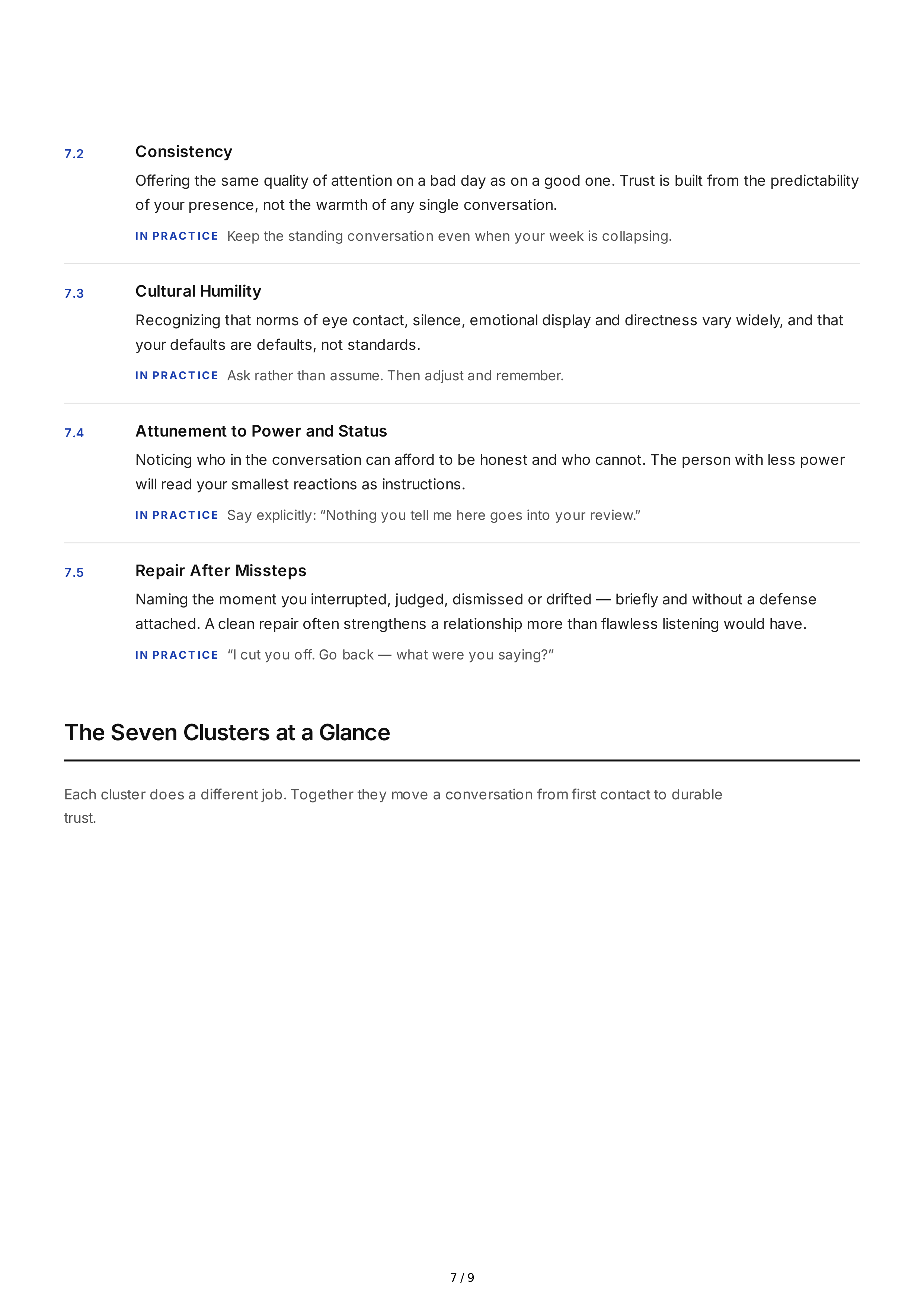 Empathetic Listening Interpersonal Skills — page 7