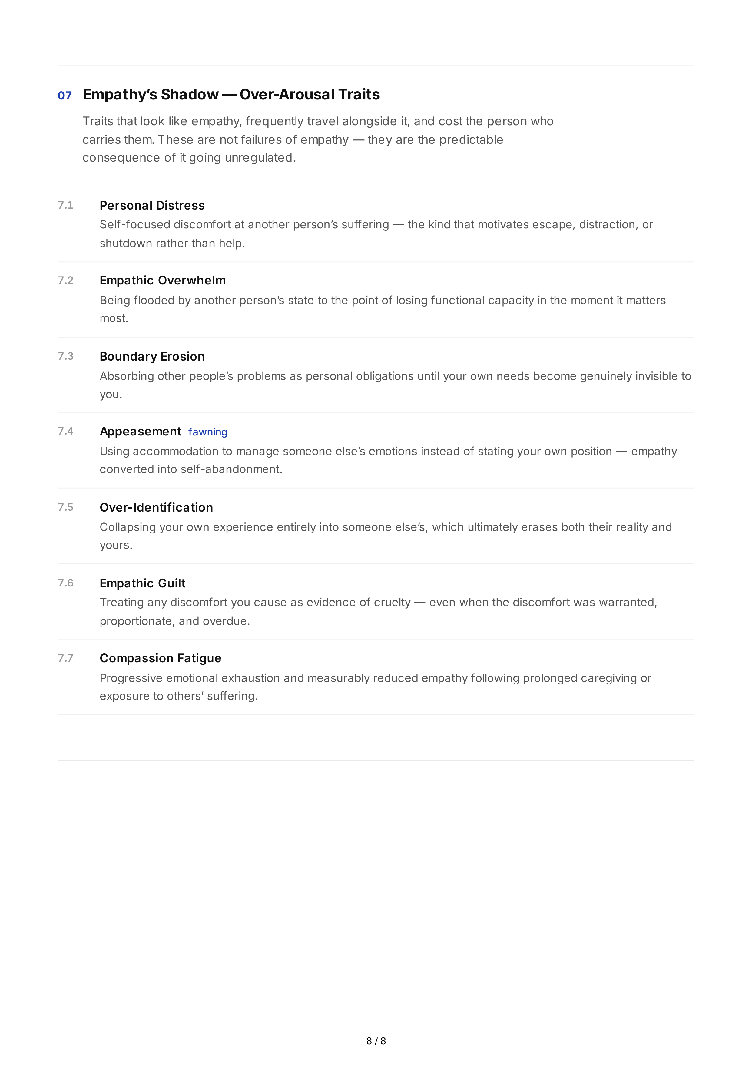 Empathy Personality Traits — page 8