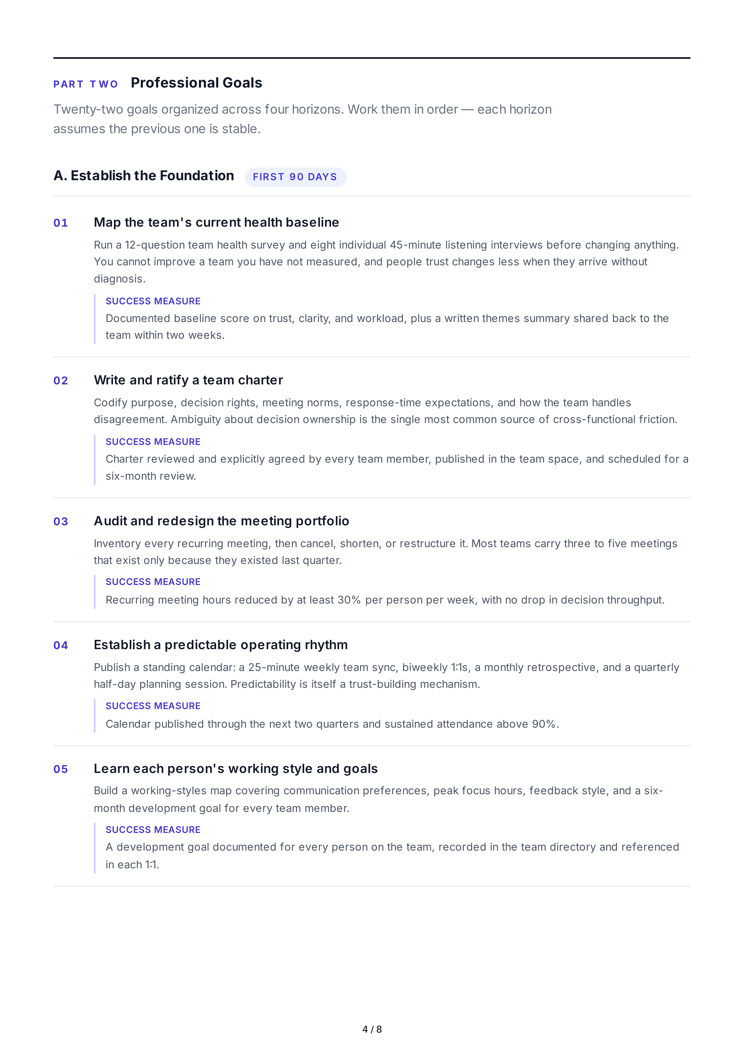 Employee Motivation Professional Goals — page 4
