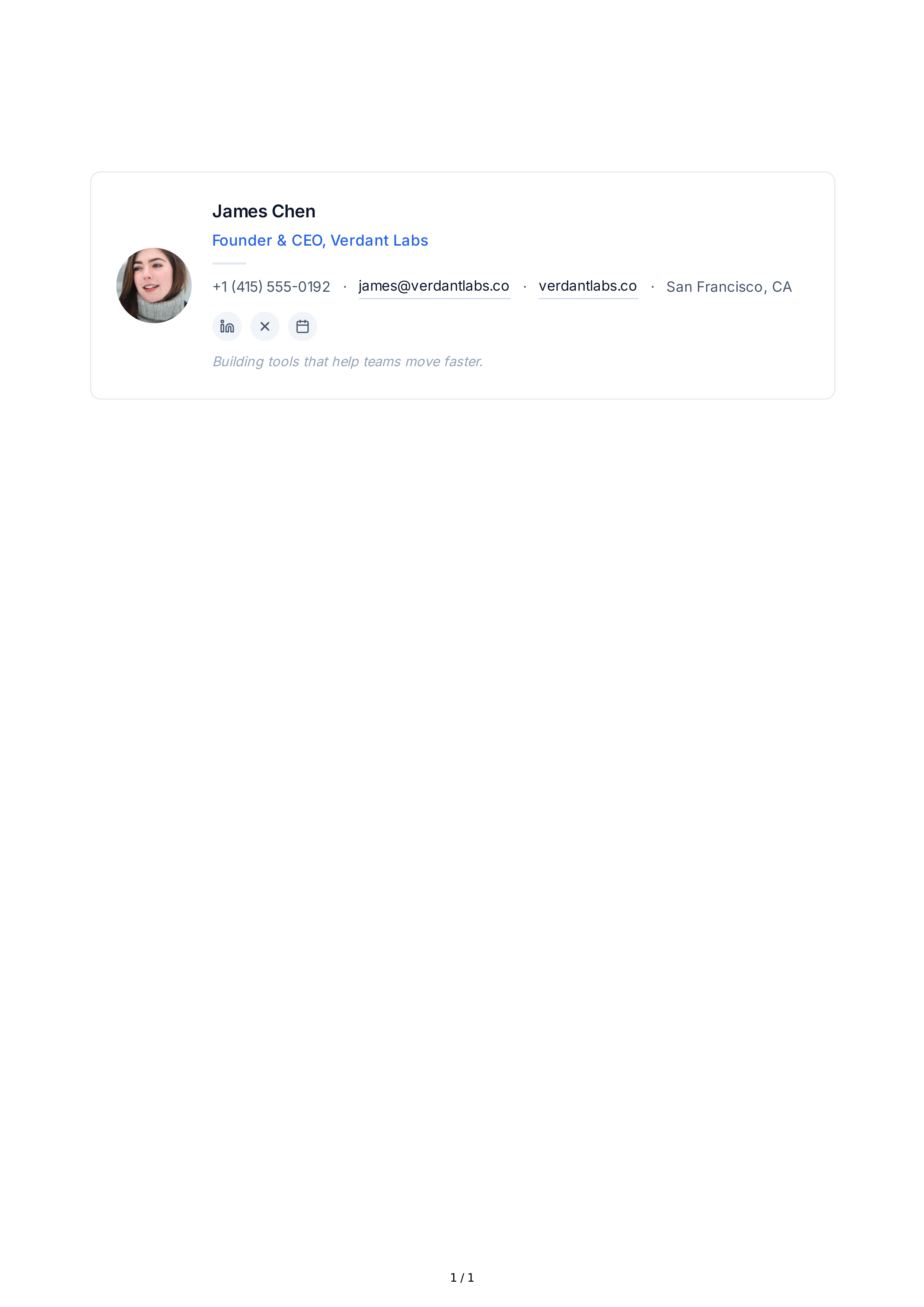 CEO Email Signature — page 1