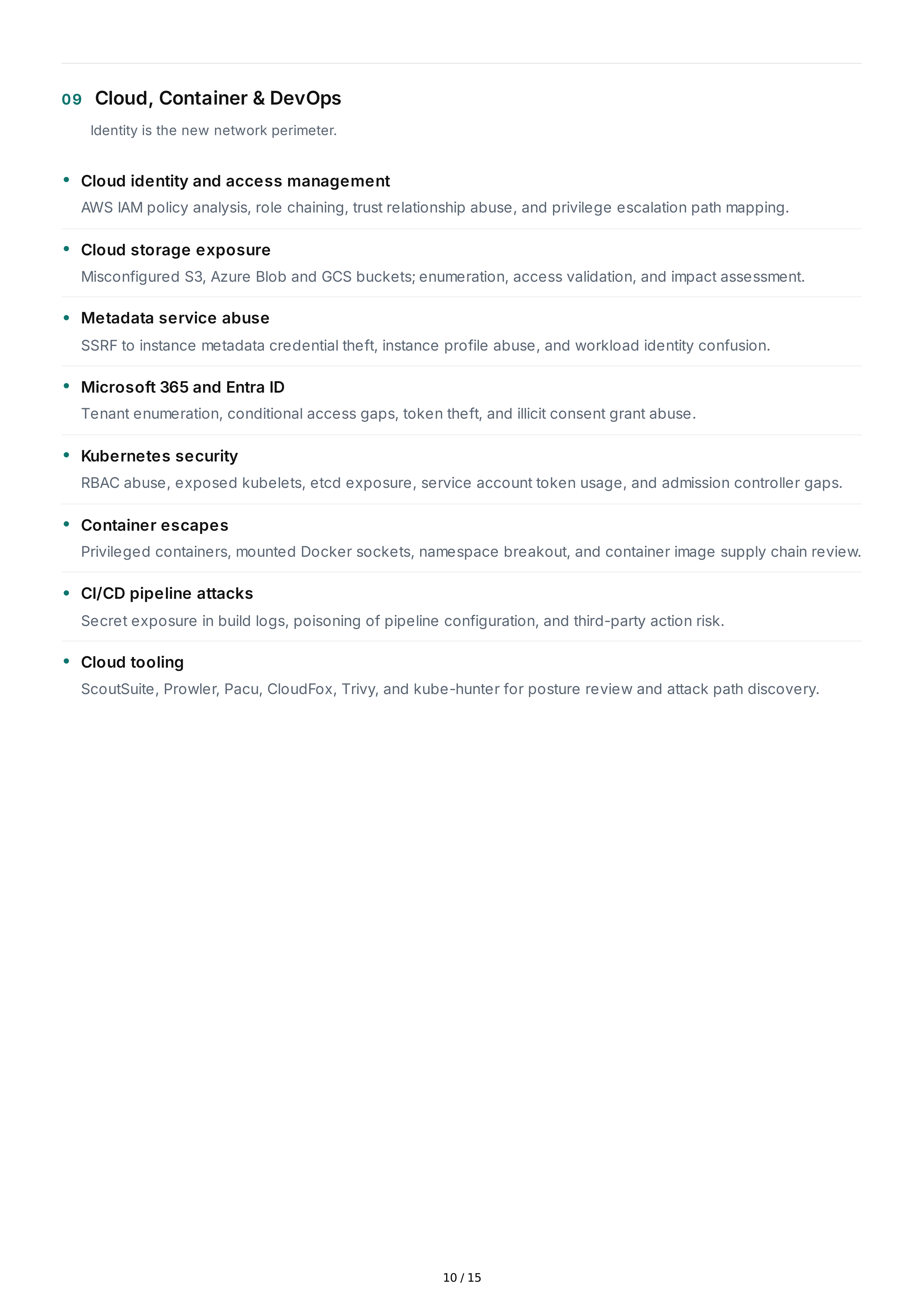 Ethical Hacking Technical Skills — page 10