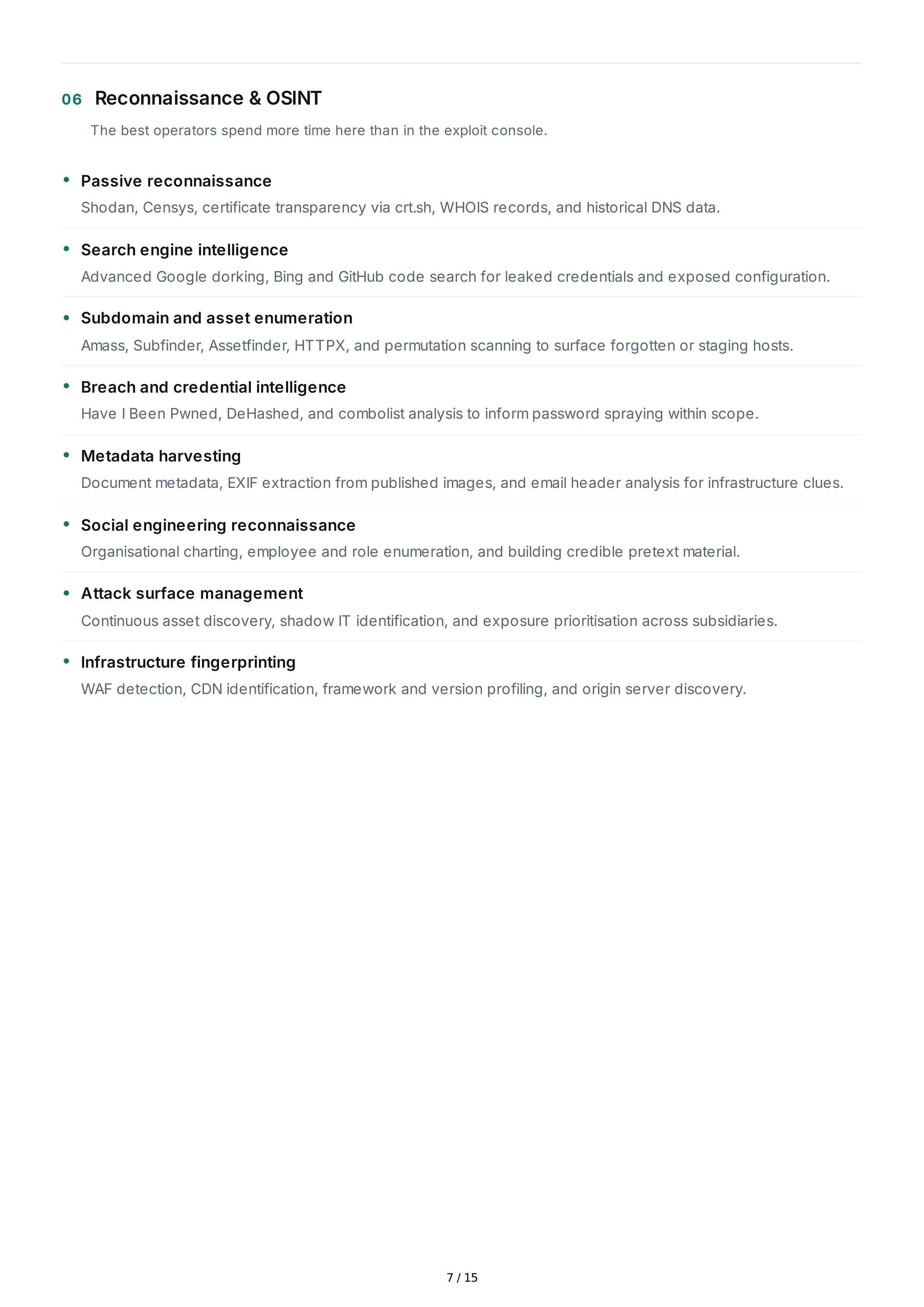 Ethical Hacking Technical Skills — page 7