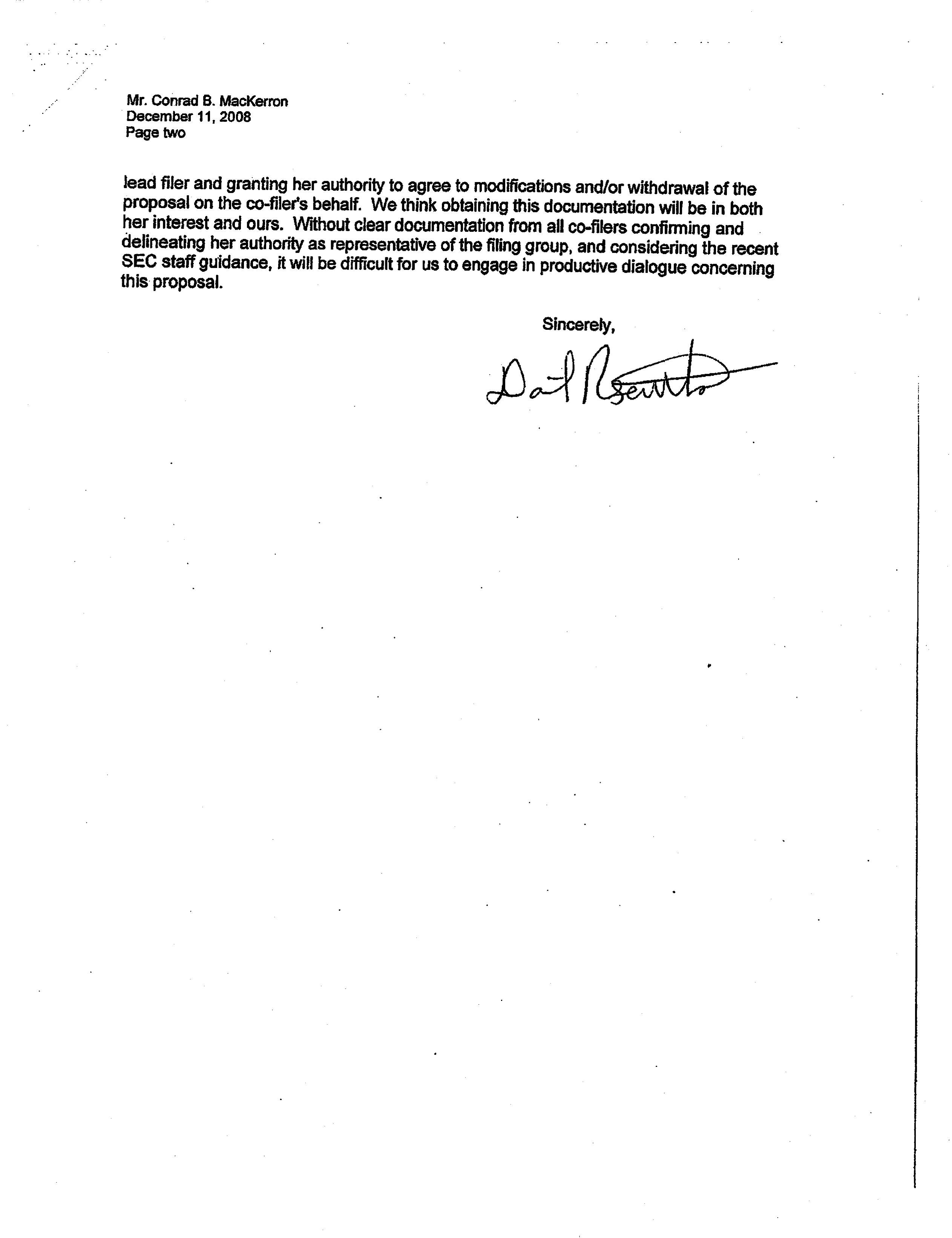 Exxon Mobil proposal  — page 17