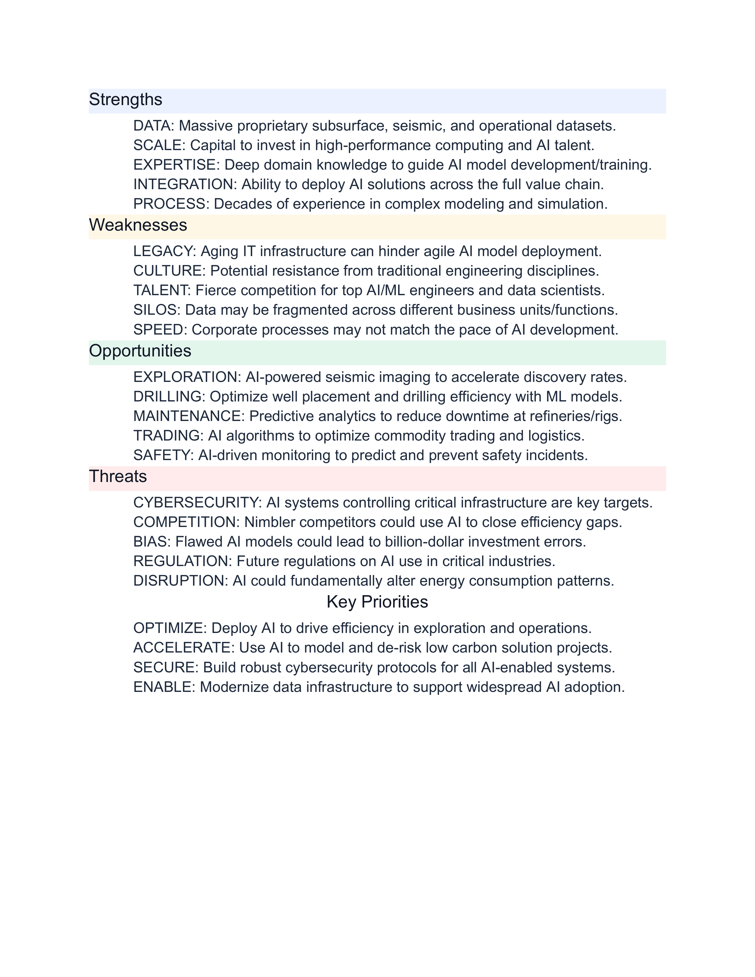 Exxon Mobil SWOT Analysis  — page 15