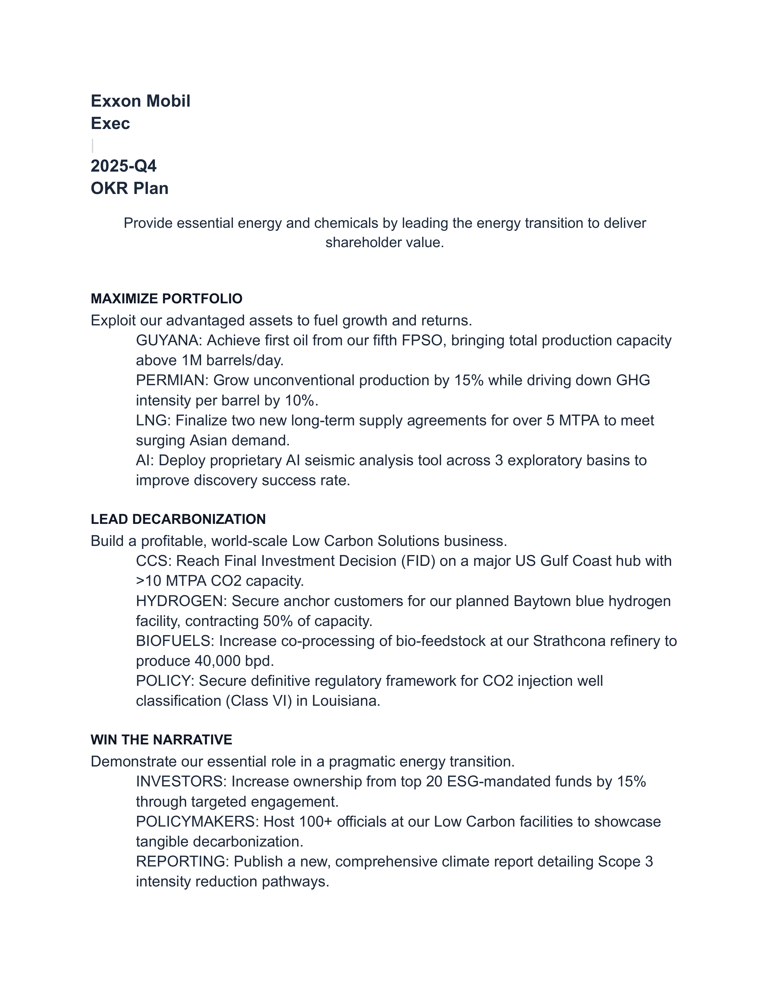 Exxon Mobil SWOT Analysis  — page 3