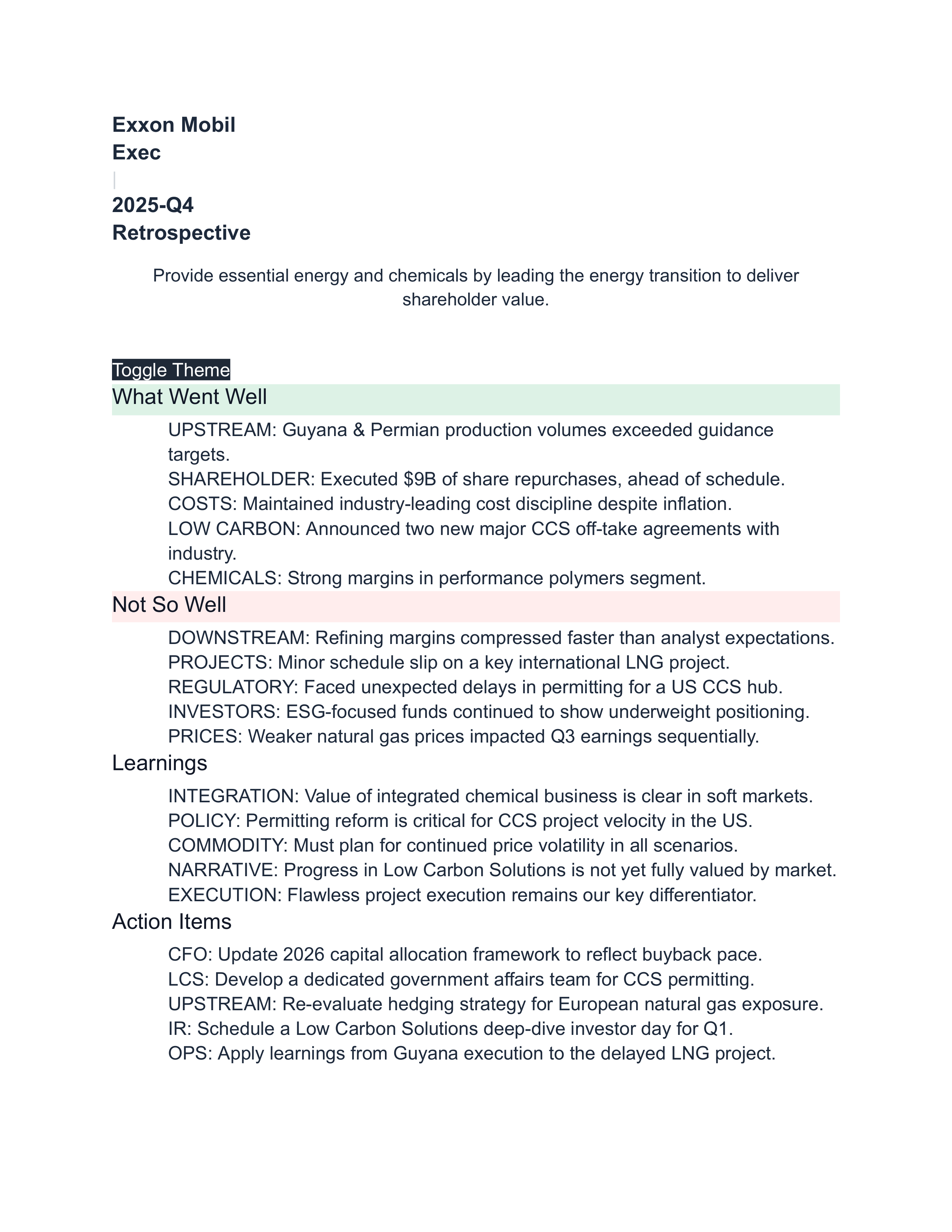 Exxon Mobil SWOT Analysis  — page 5