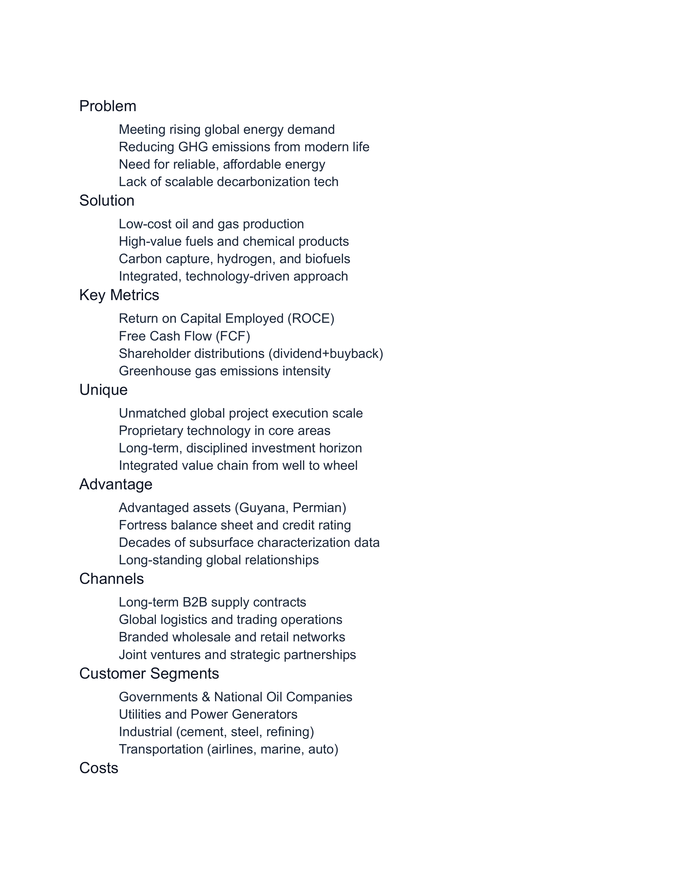 Exxon Mobil SWOT Analysis  — page 9
