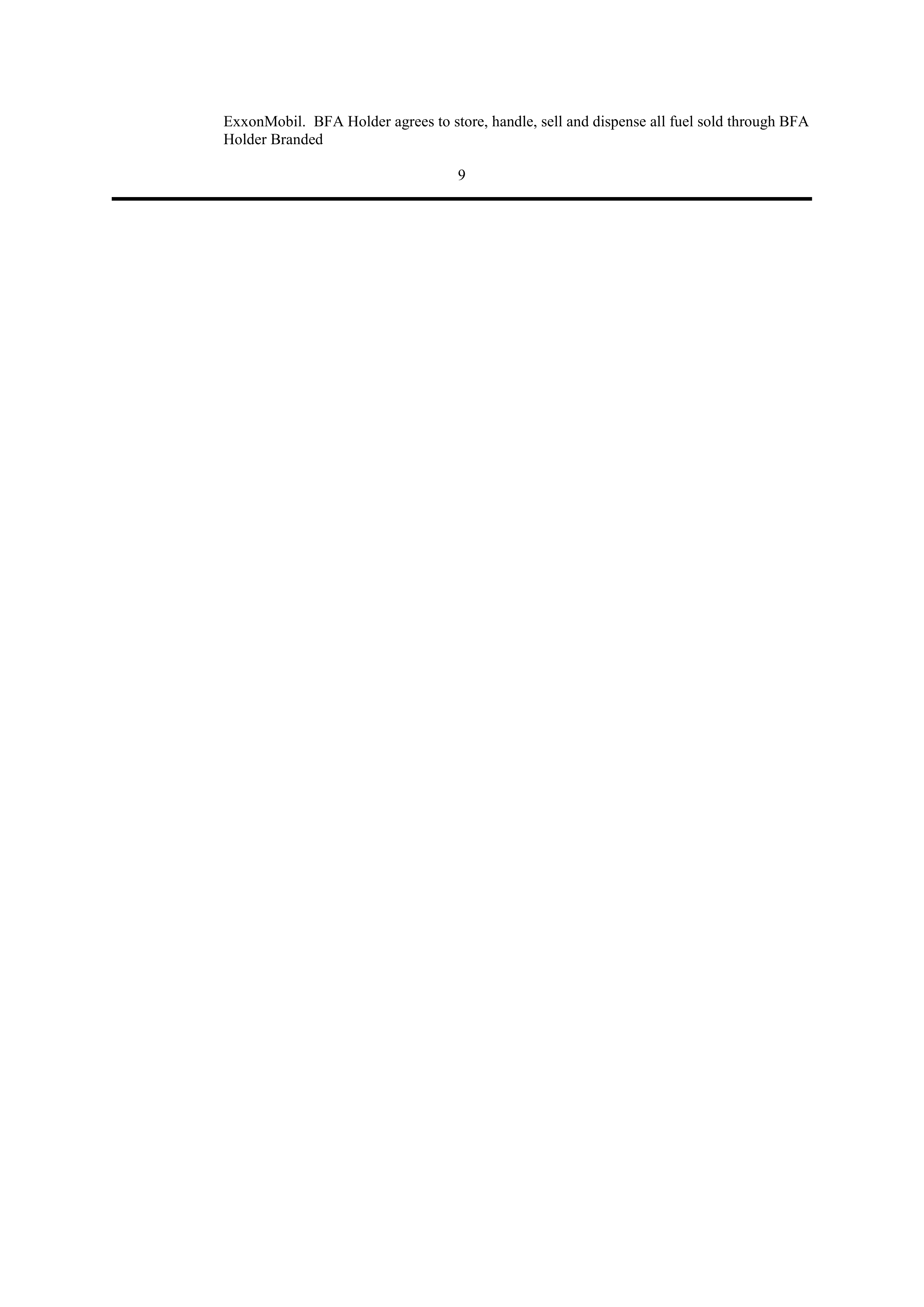 ExxonMobil Brand Fee Agreement — page 16