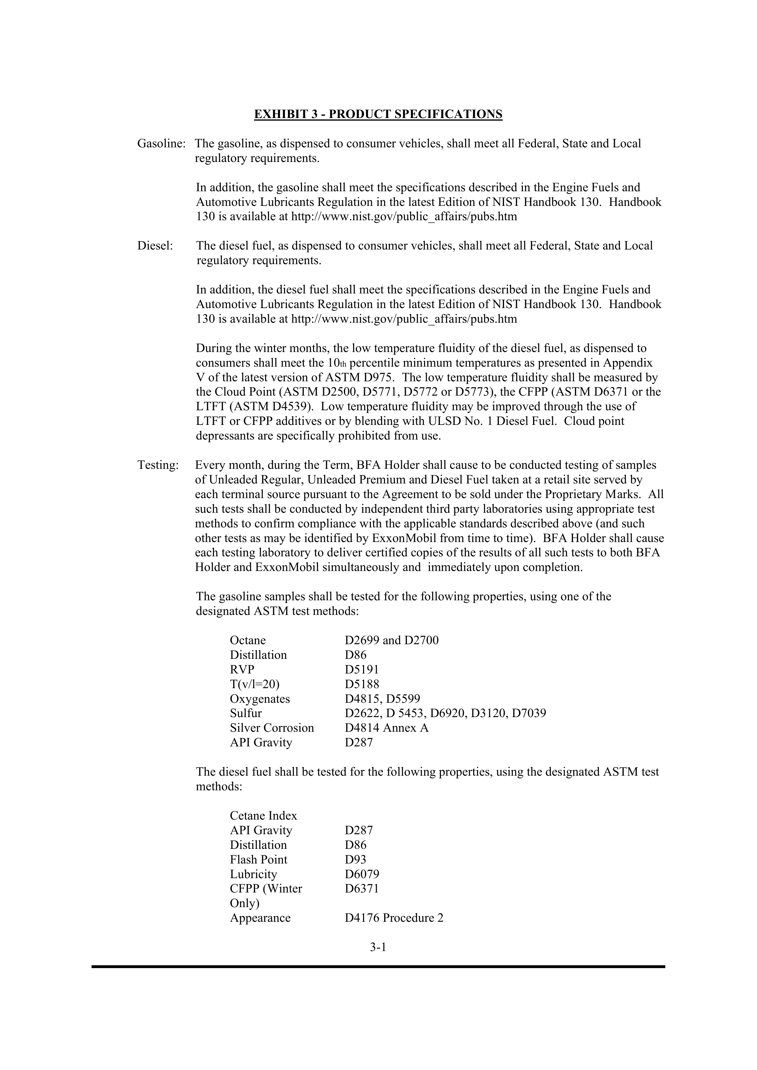 ExxonMobil Brand Fee Agreement — page 72