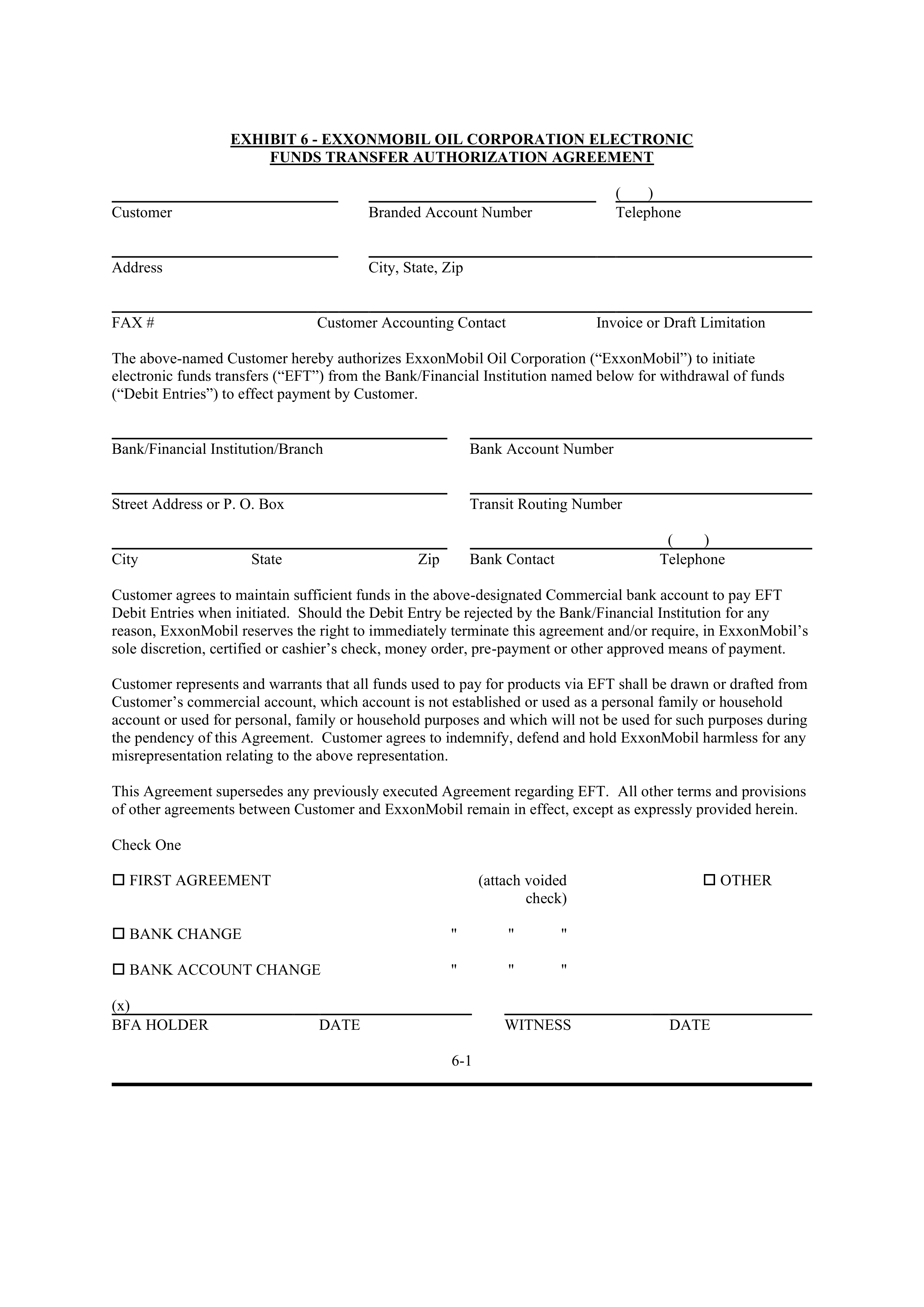 ExxonMobil Brand Fee Agreement — page 75