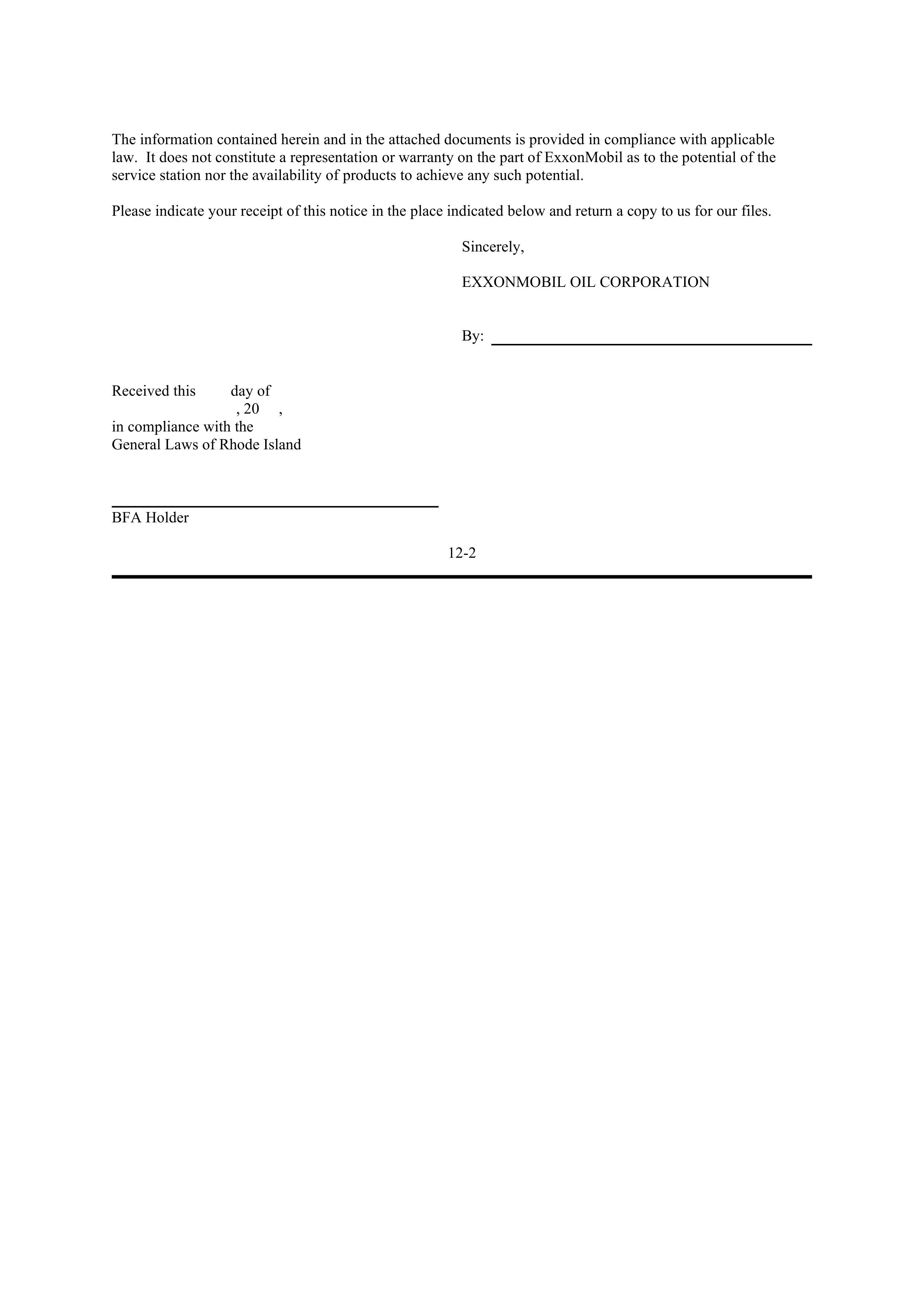 ExxonMobil Brand Fee Agreement — page 86