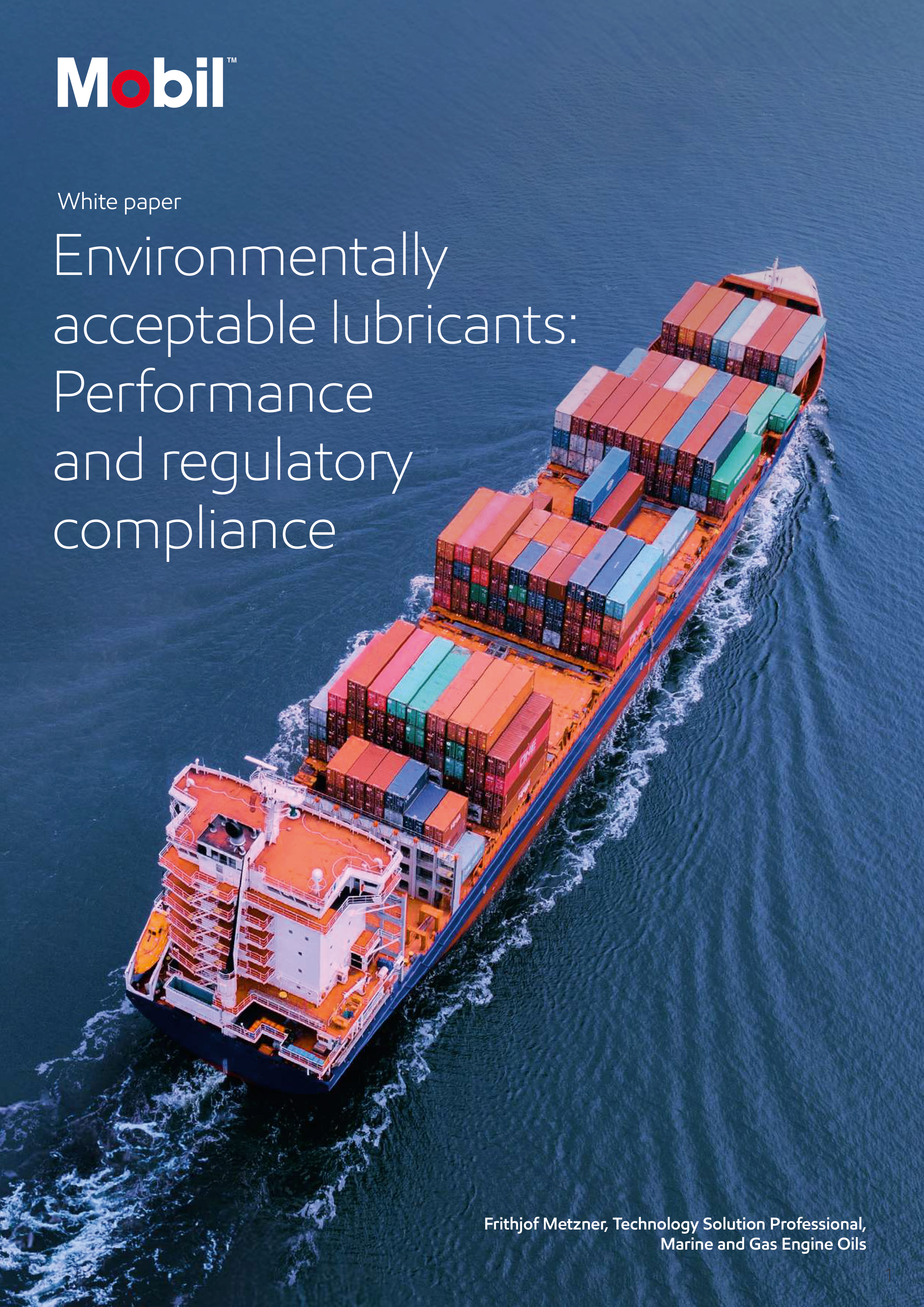 ExxonMobil Environmentally Acceptable Lubricants Guide — page 1