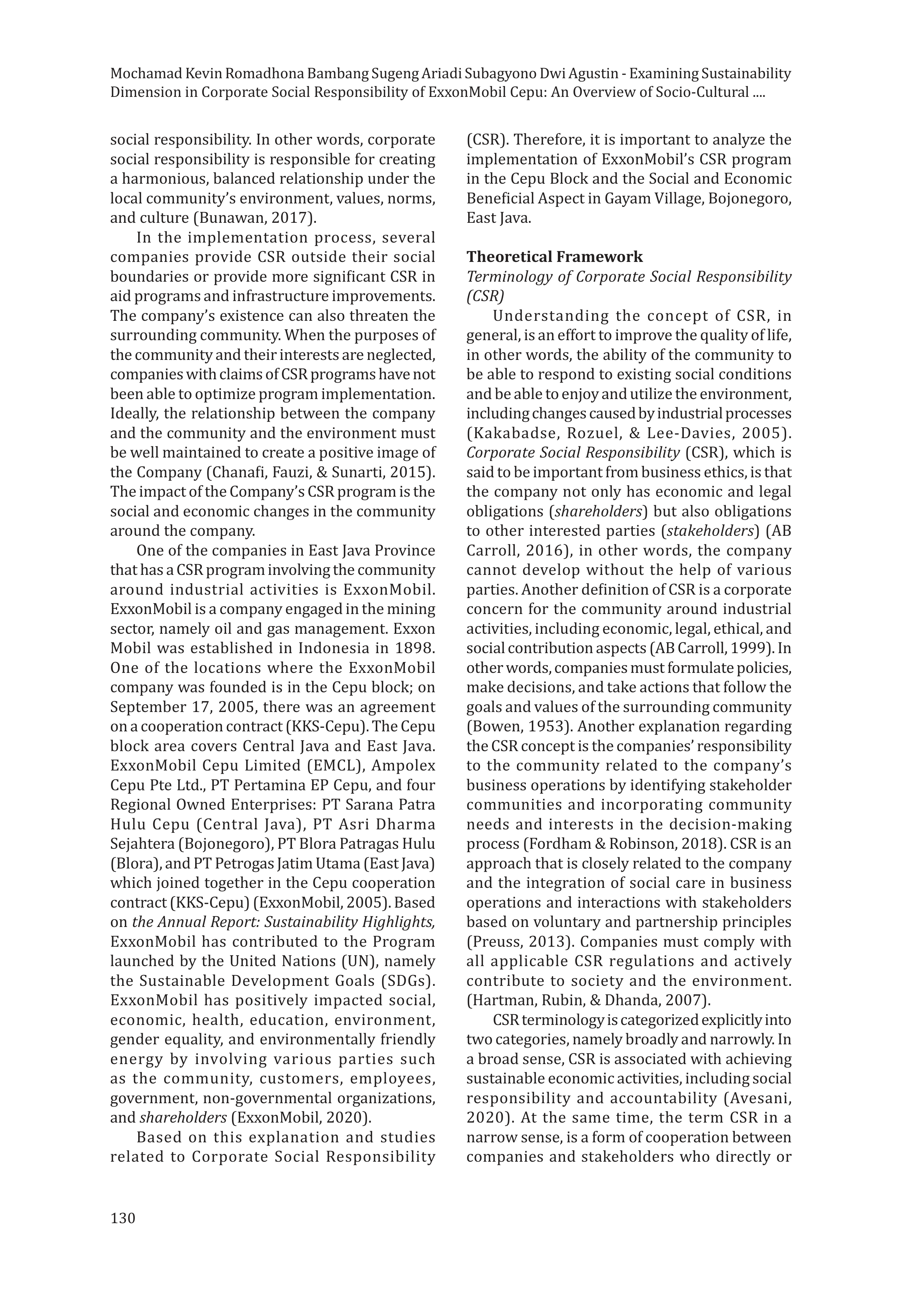 ExxonMobil Sustainability Report — page 3