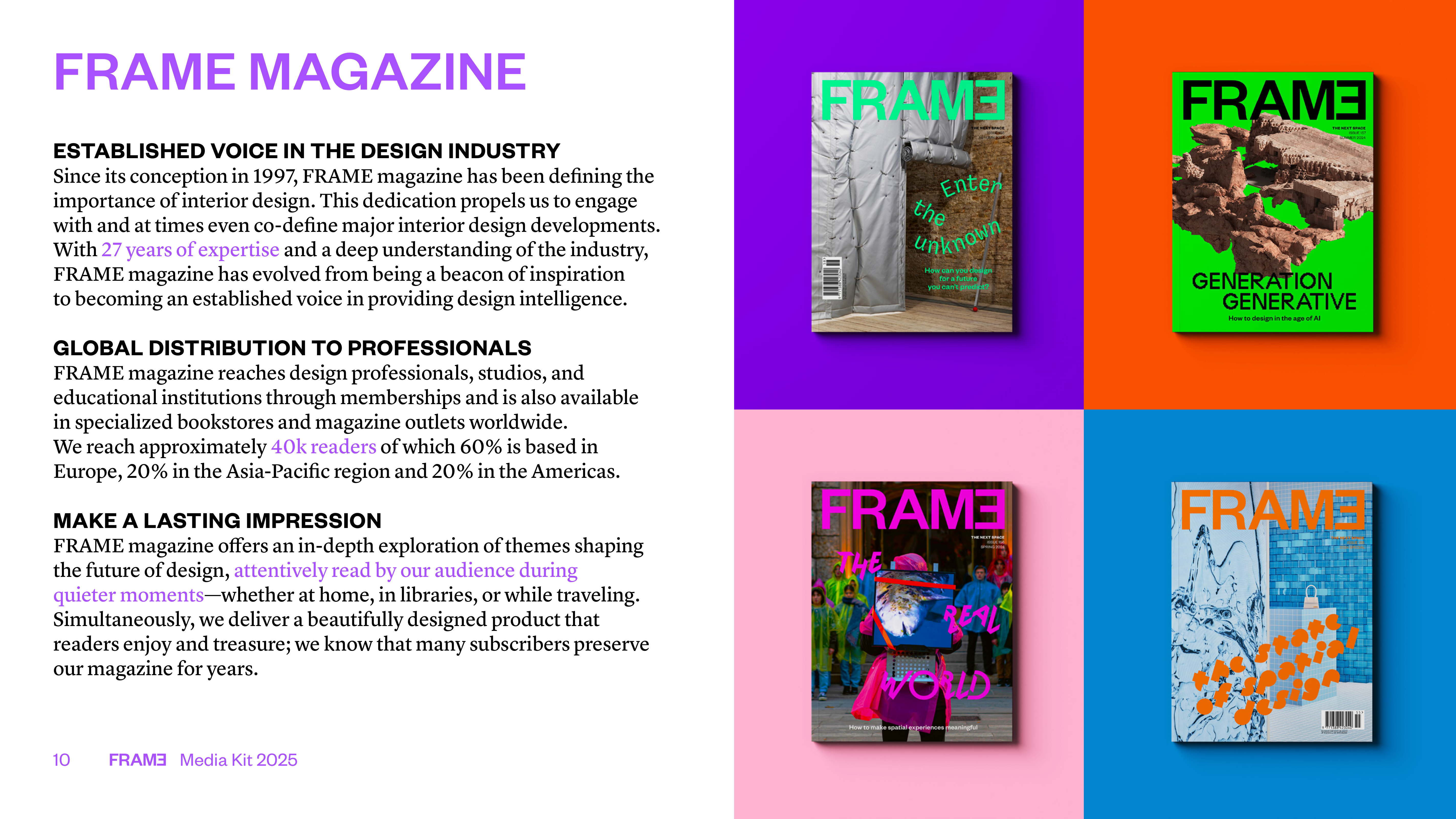 FRAME Media Kit — page 10