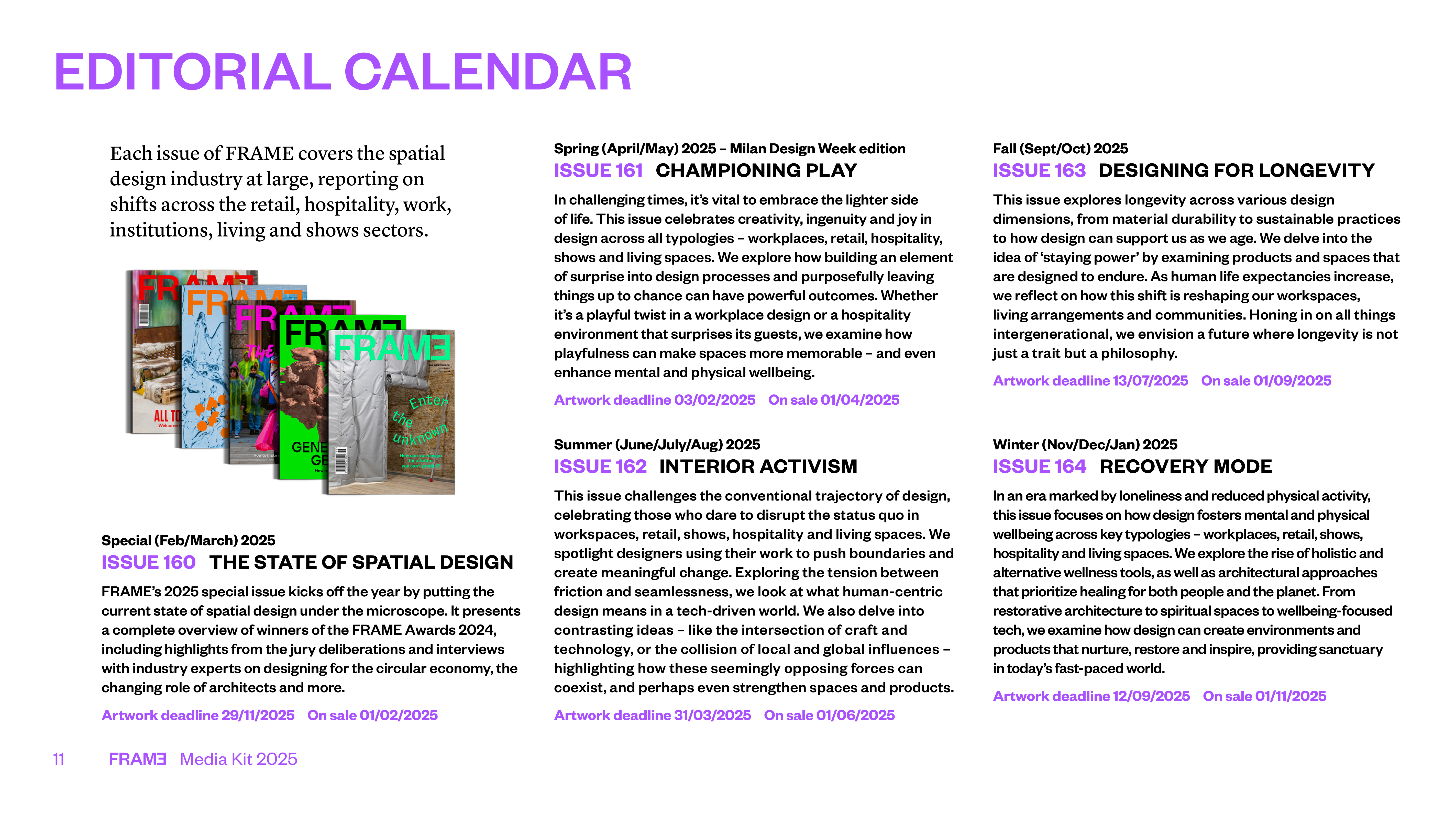 FRAME Media Kit — page 11