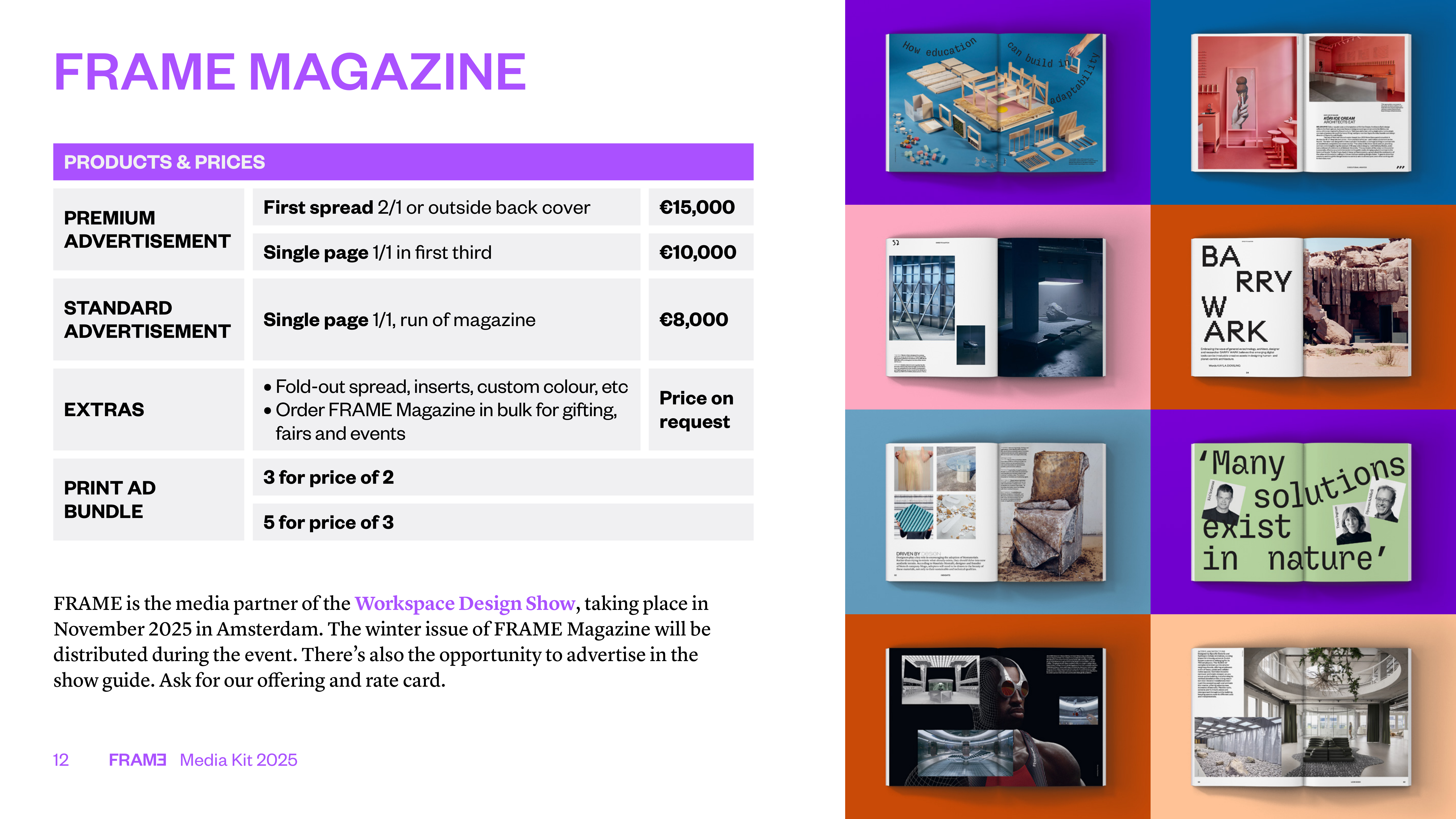 FRAME Media Kit — page 12