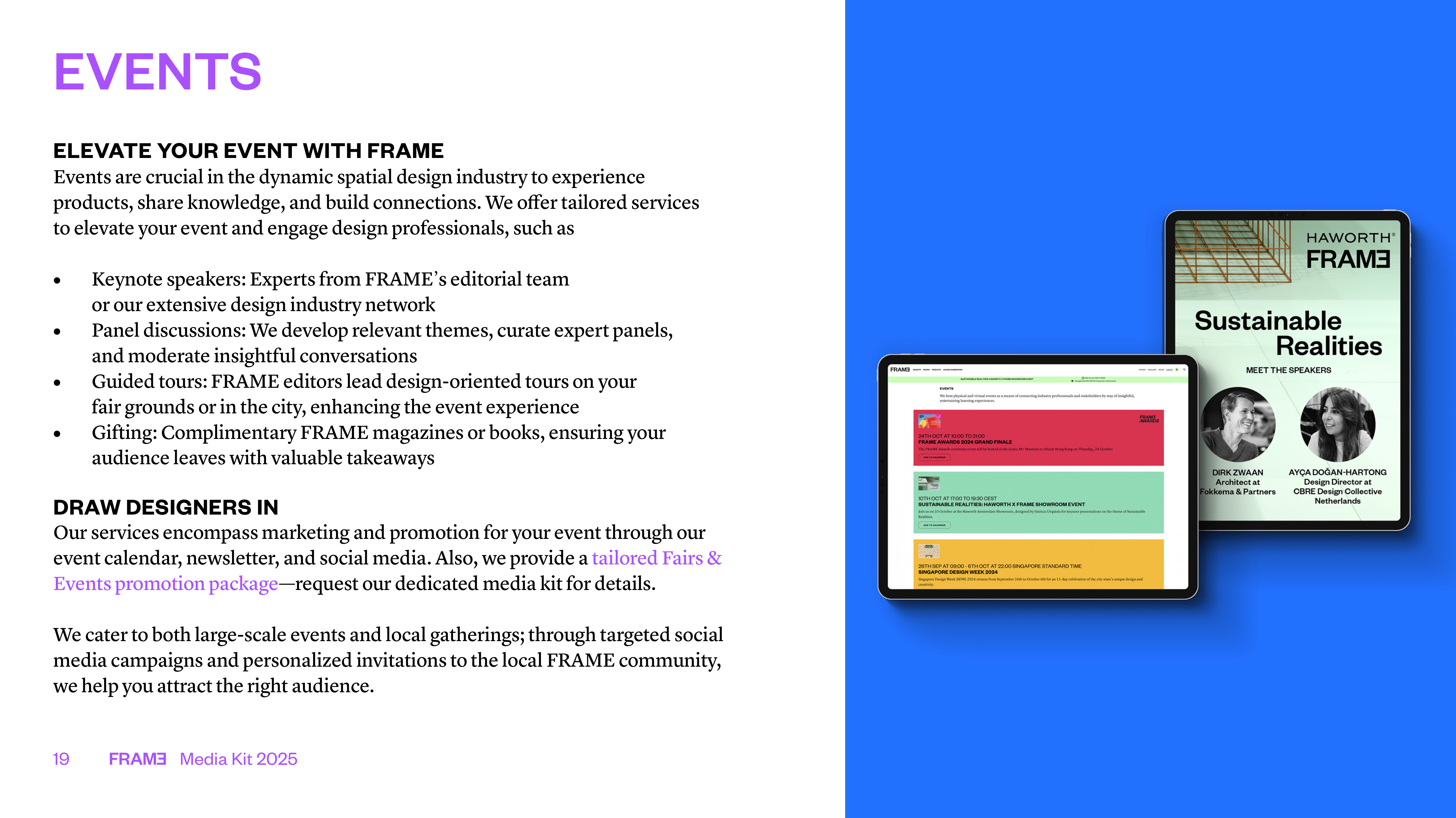 FRAME Media Kit — page 19