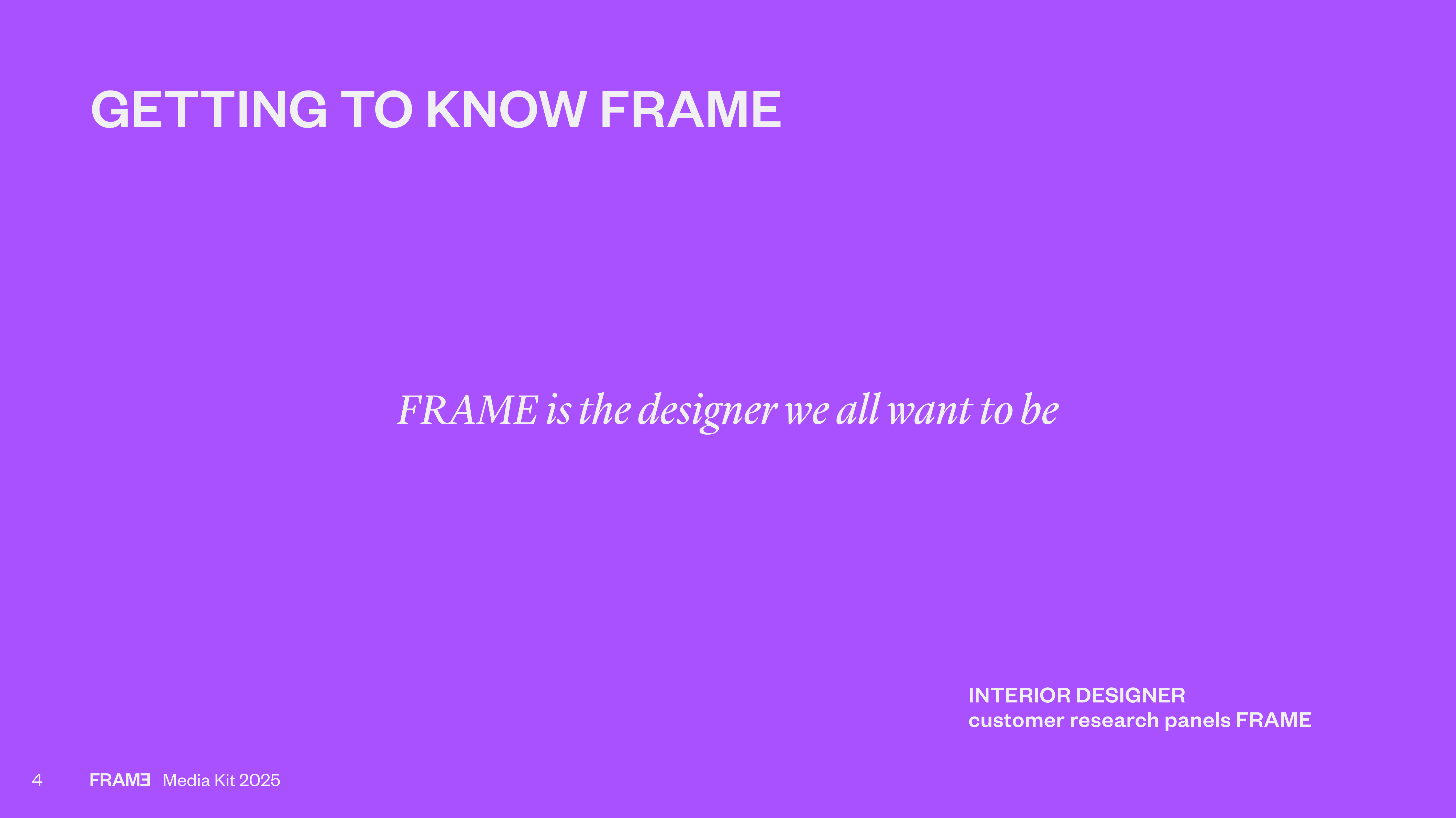 FRAME Media Kit — page 4