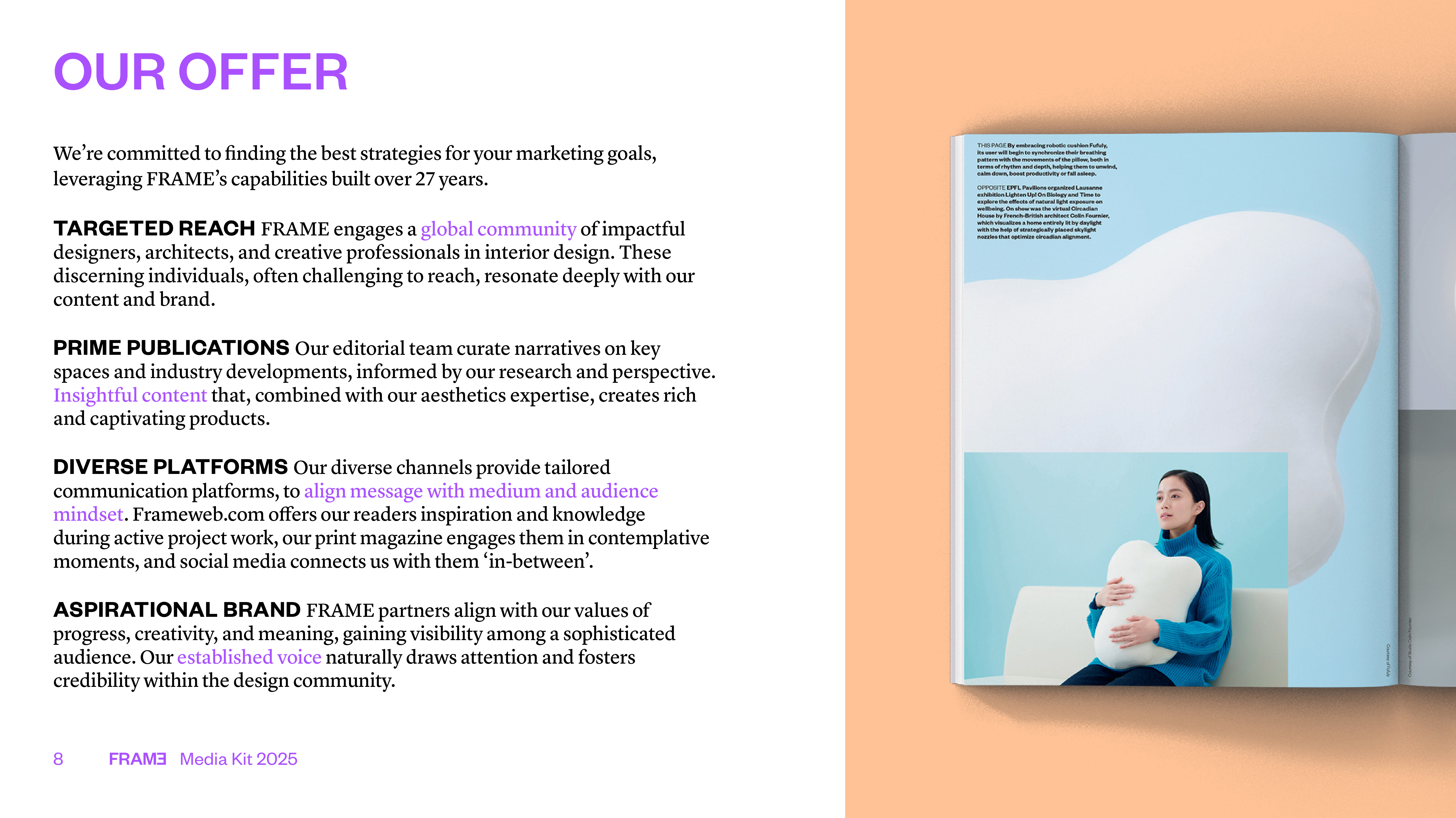 FRAME Media Kit — page 8