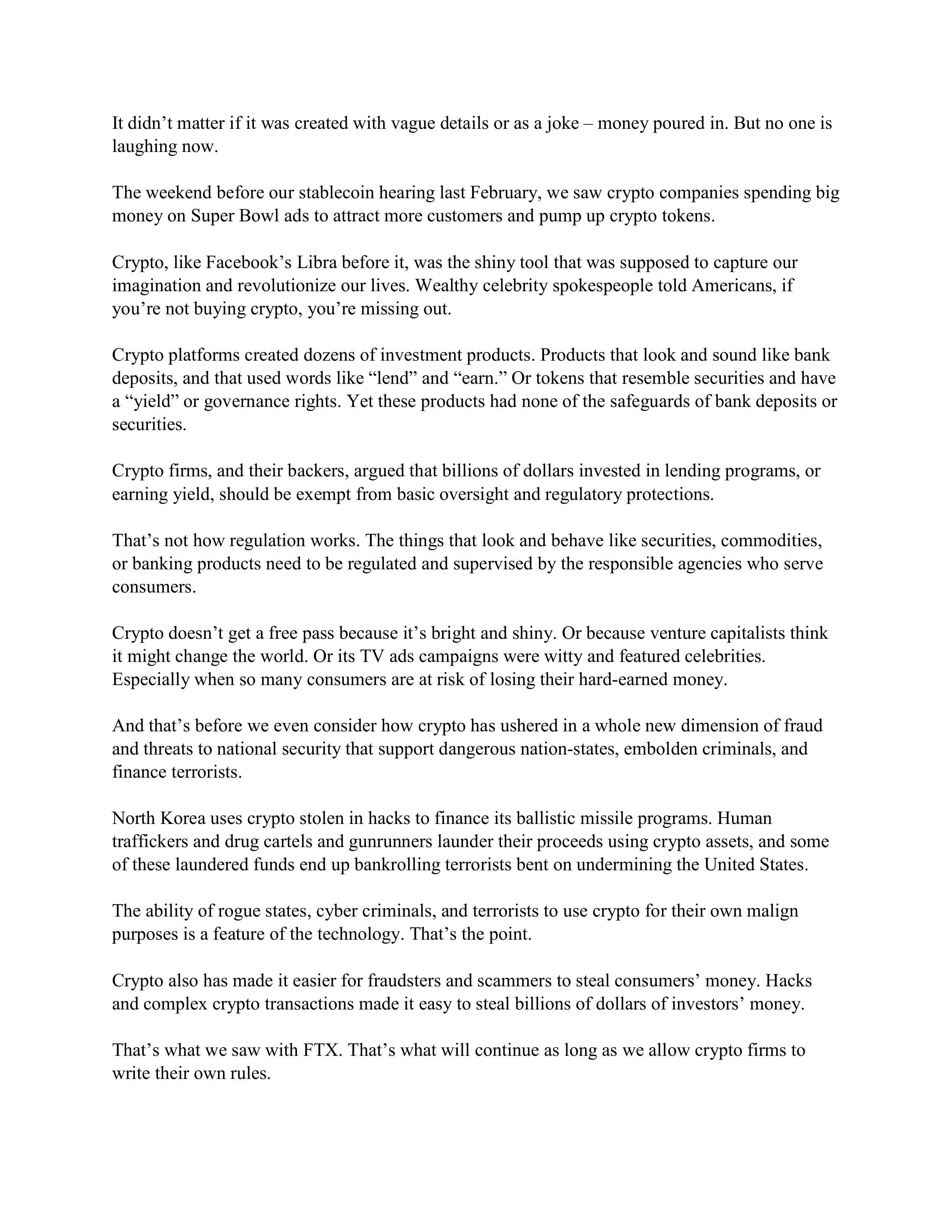 FTX Senate Opening Statement — page 3