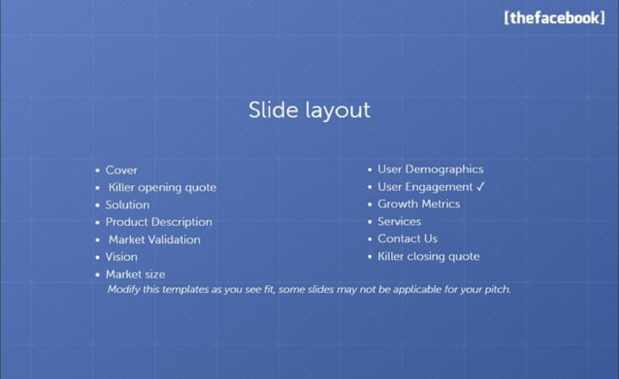 Facebook Pitch Deck — page 2