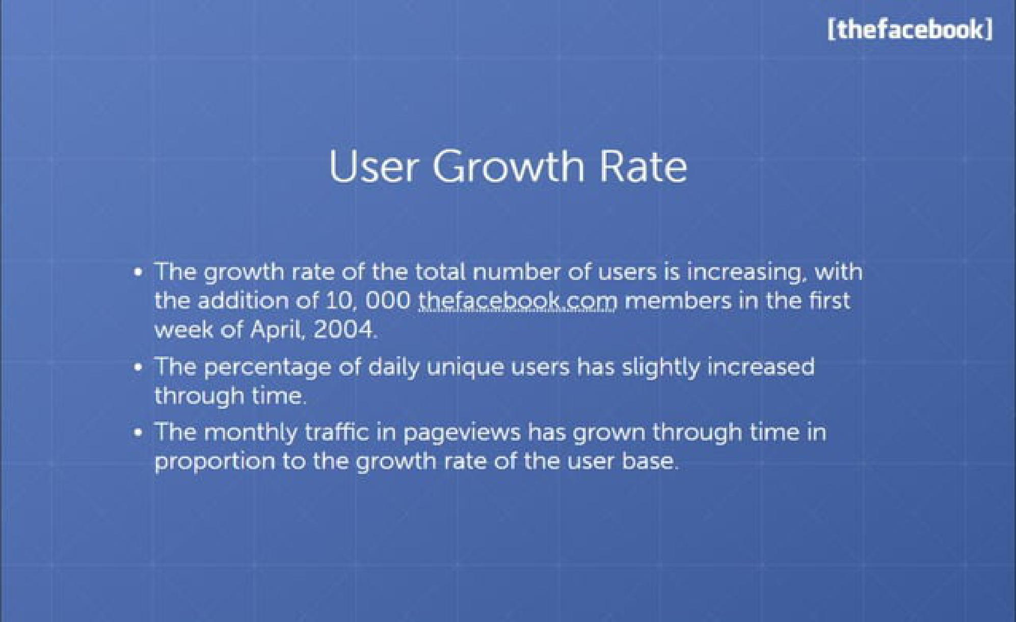 Facebook Pitch Deck — page 20