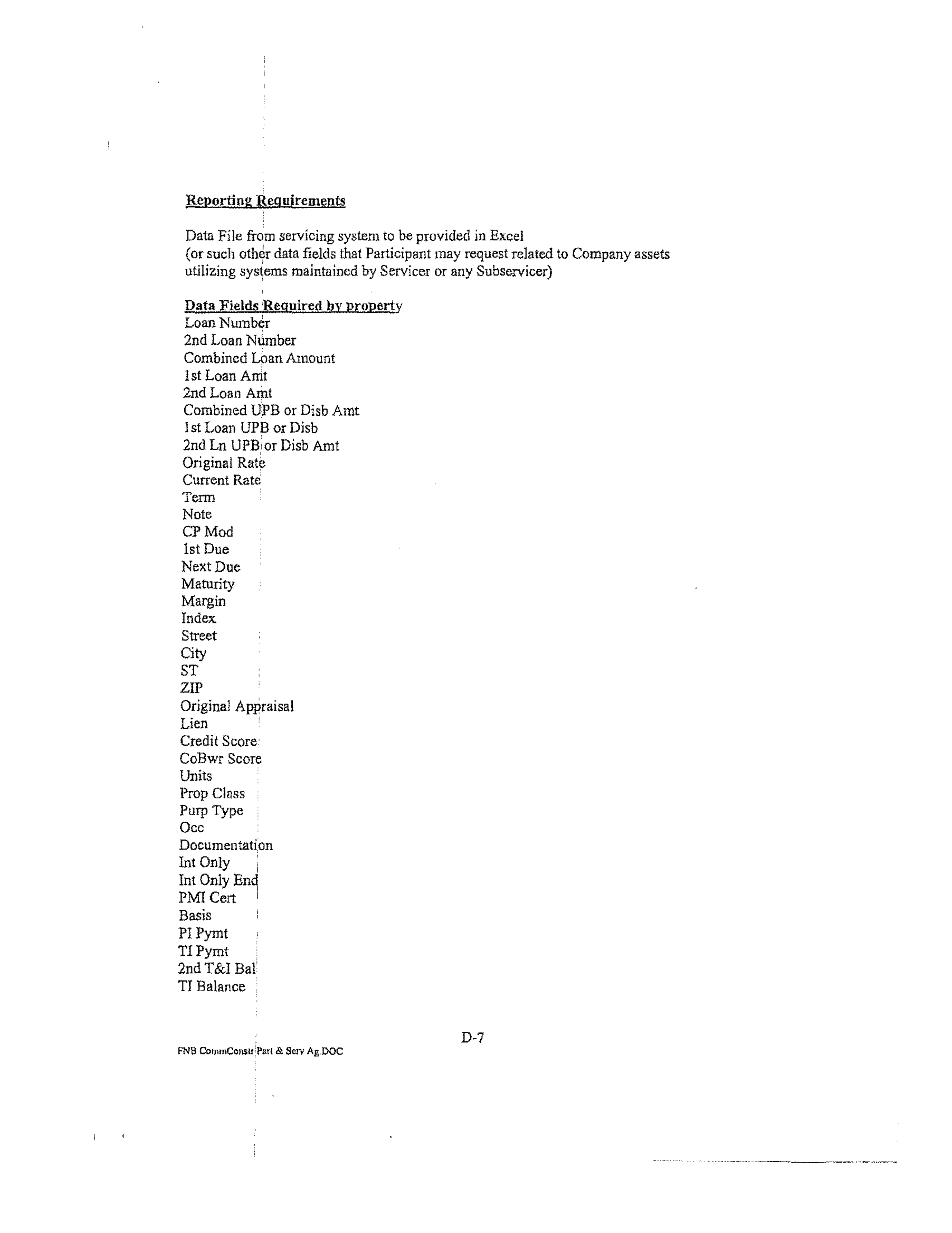 Fannie Mae Commercial Mortgage Loan Servicing Agreement — page 44
