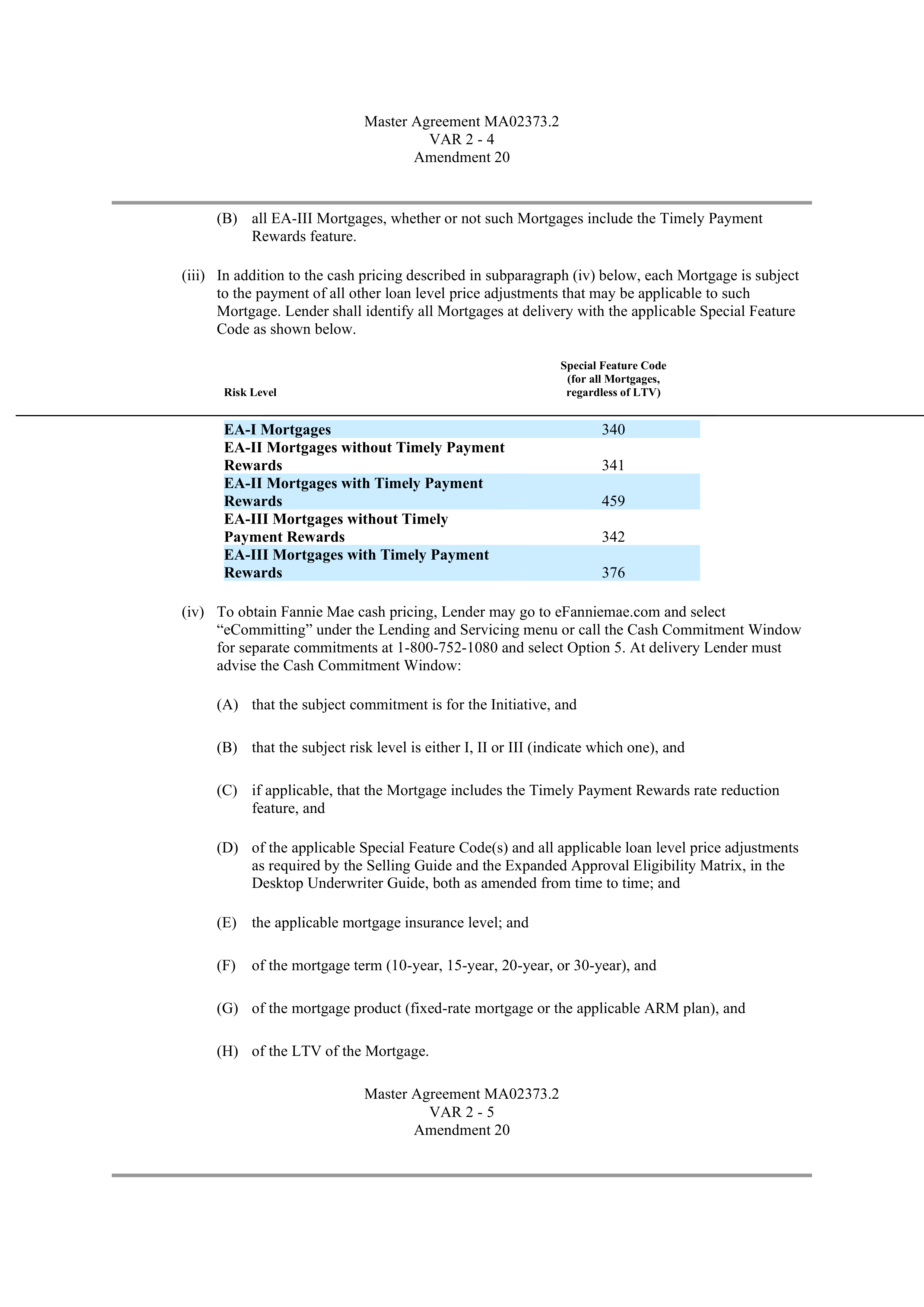 Fannie Mae Master Agreement — page 11