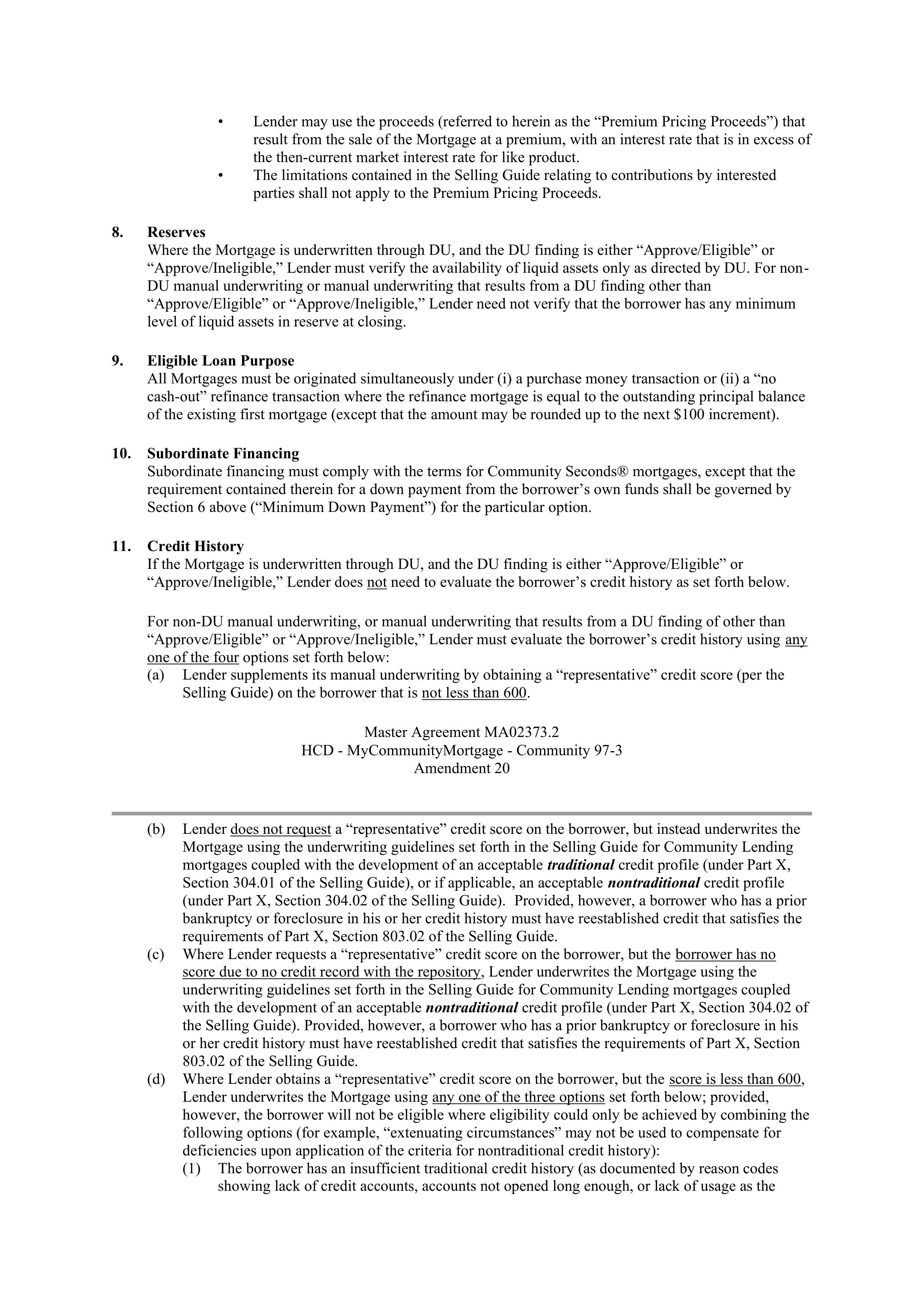 Fannie Mae Master Agreement — page 36