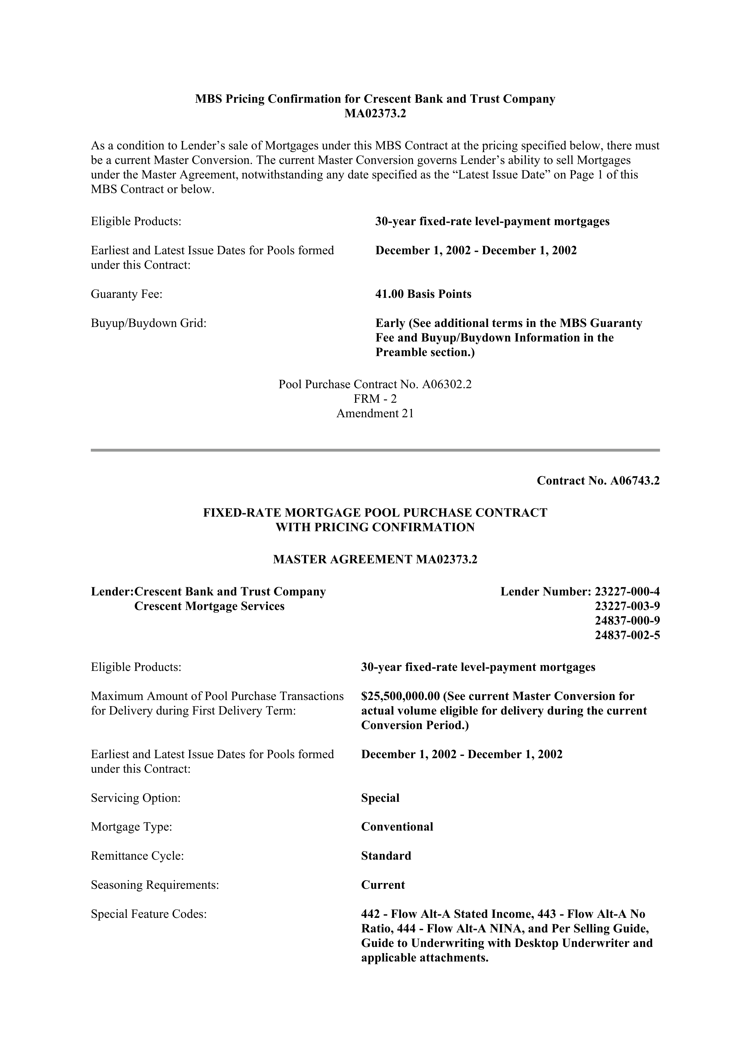 Fannie Mae Master Agreement — page 64