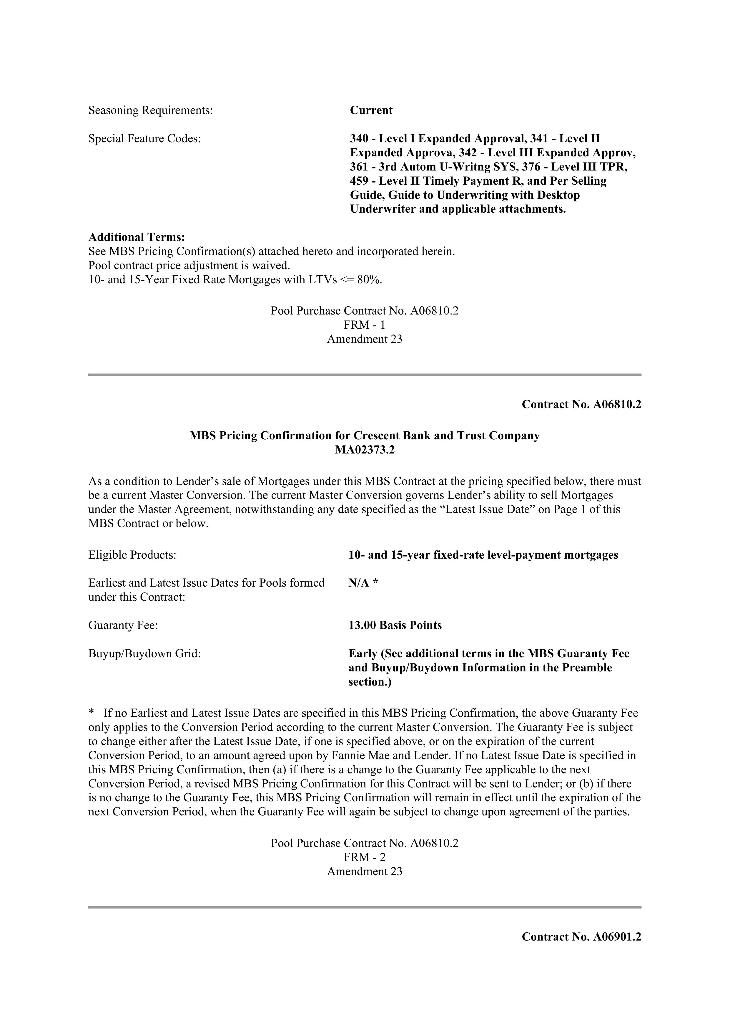 Fannie Mae Master Agreement — page 92