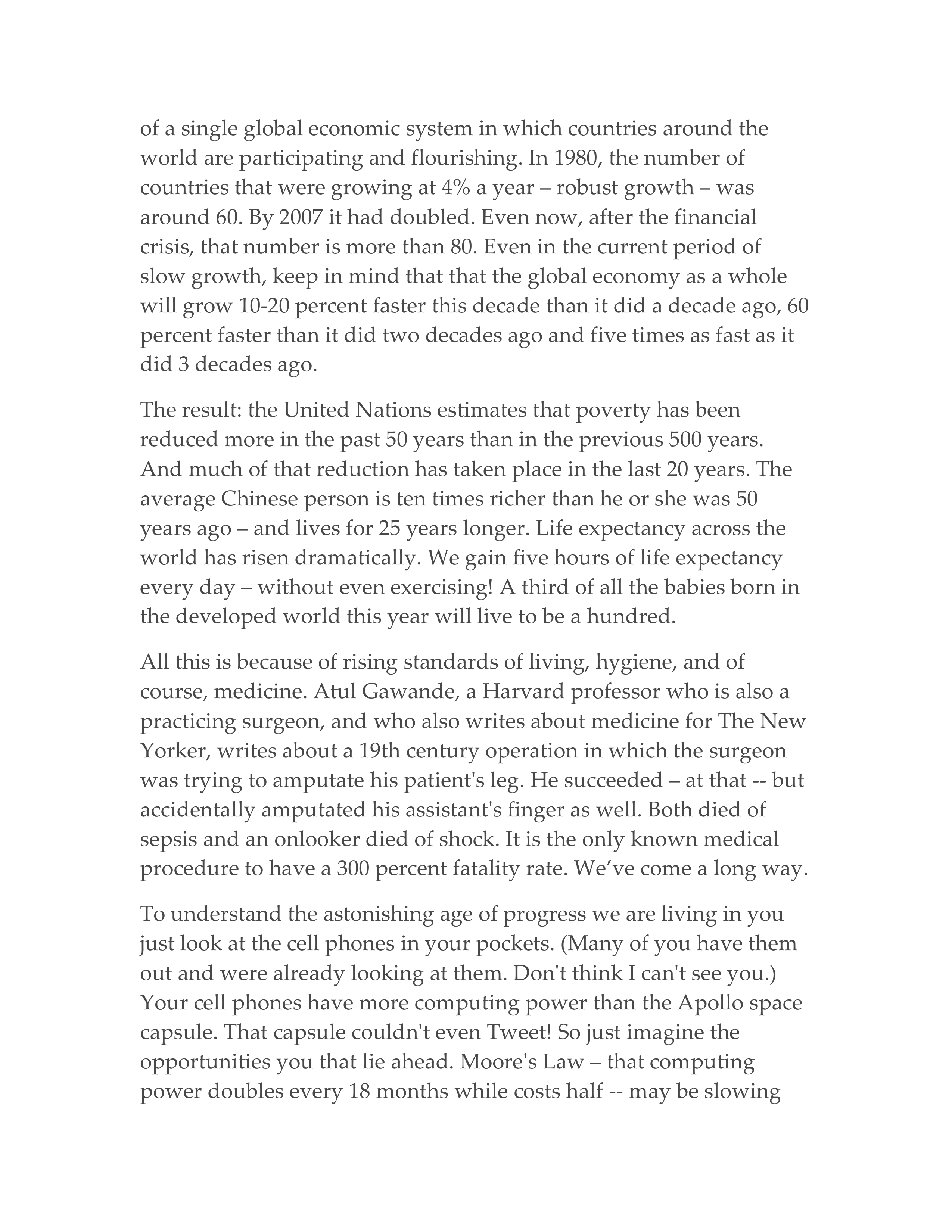 Fareed Zakaria Harvard Commencement Speech — page 3