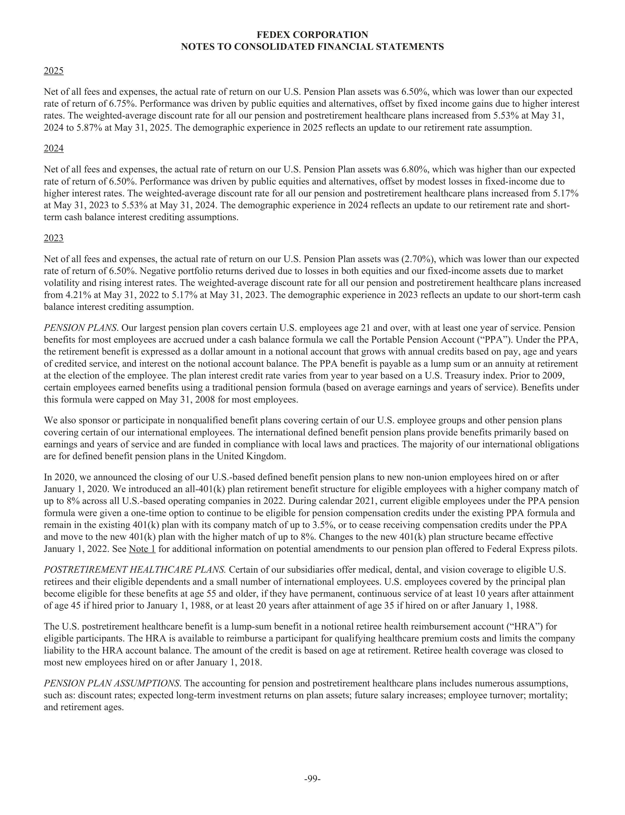 FedEx Annual Report — page 107