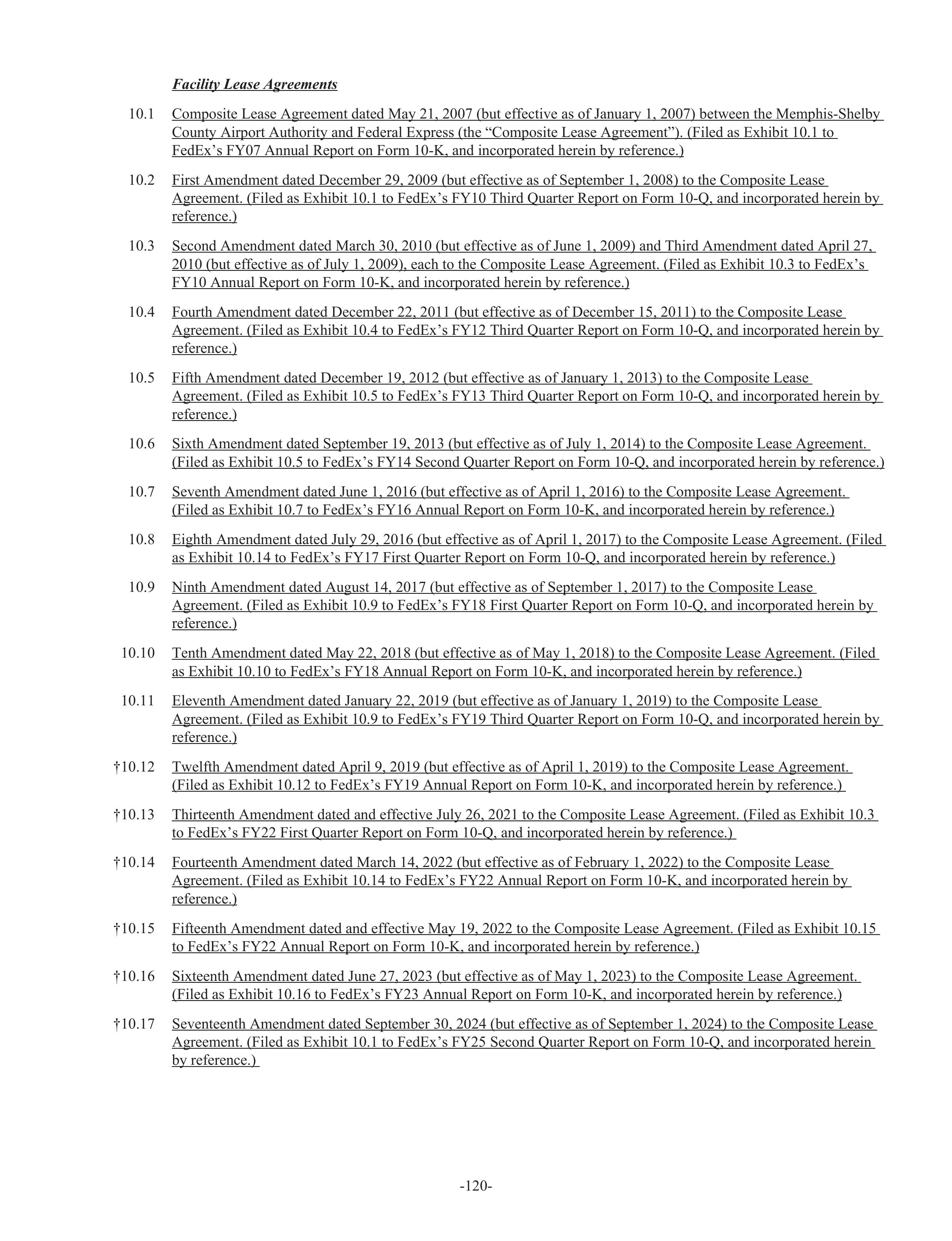 FedEx Annual Report — page 128