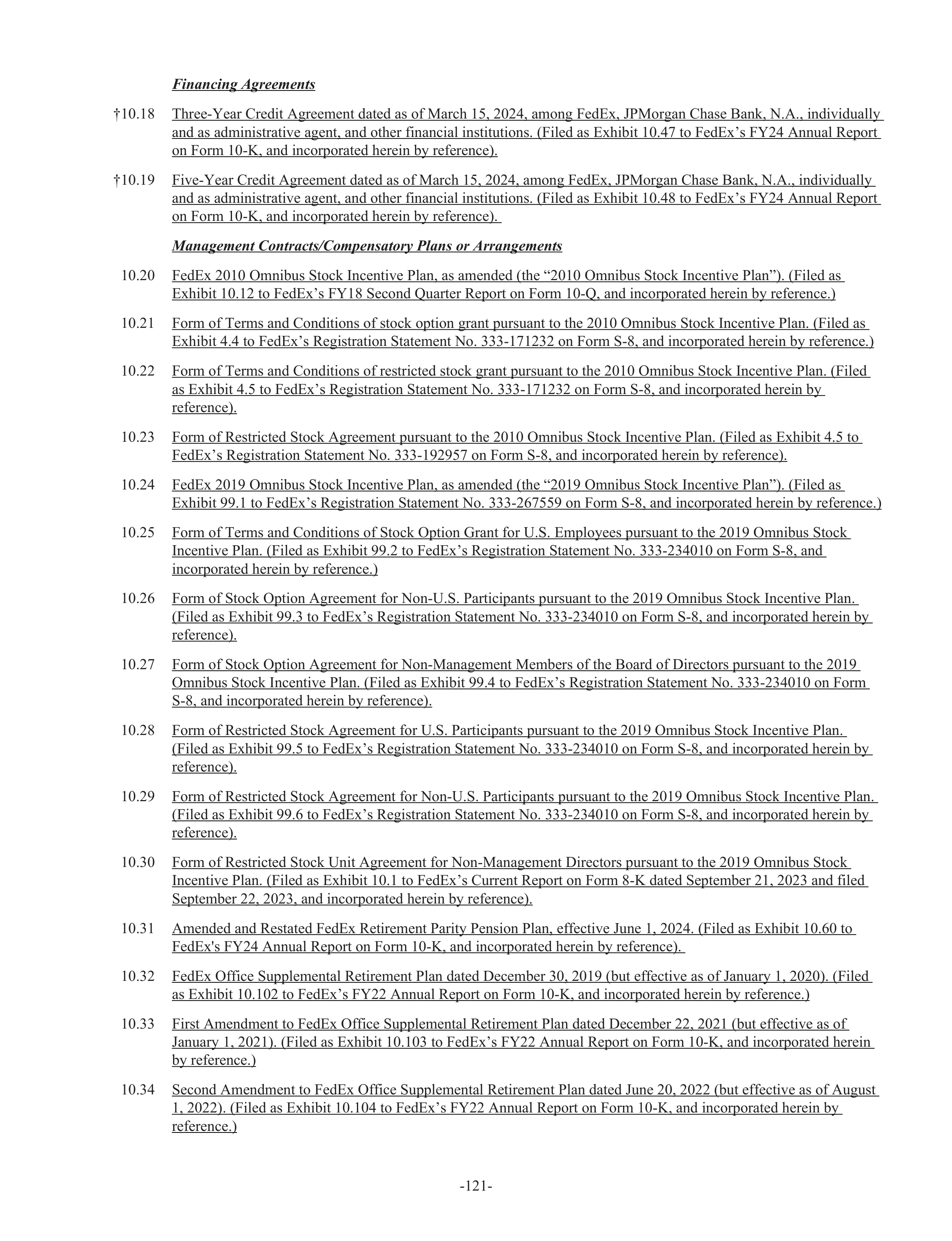 FedEx Annual Report — page 129
