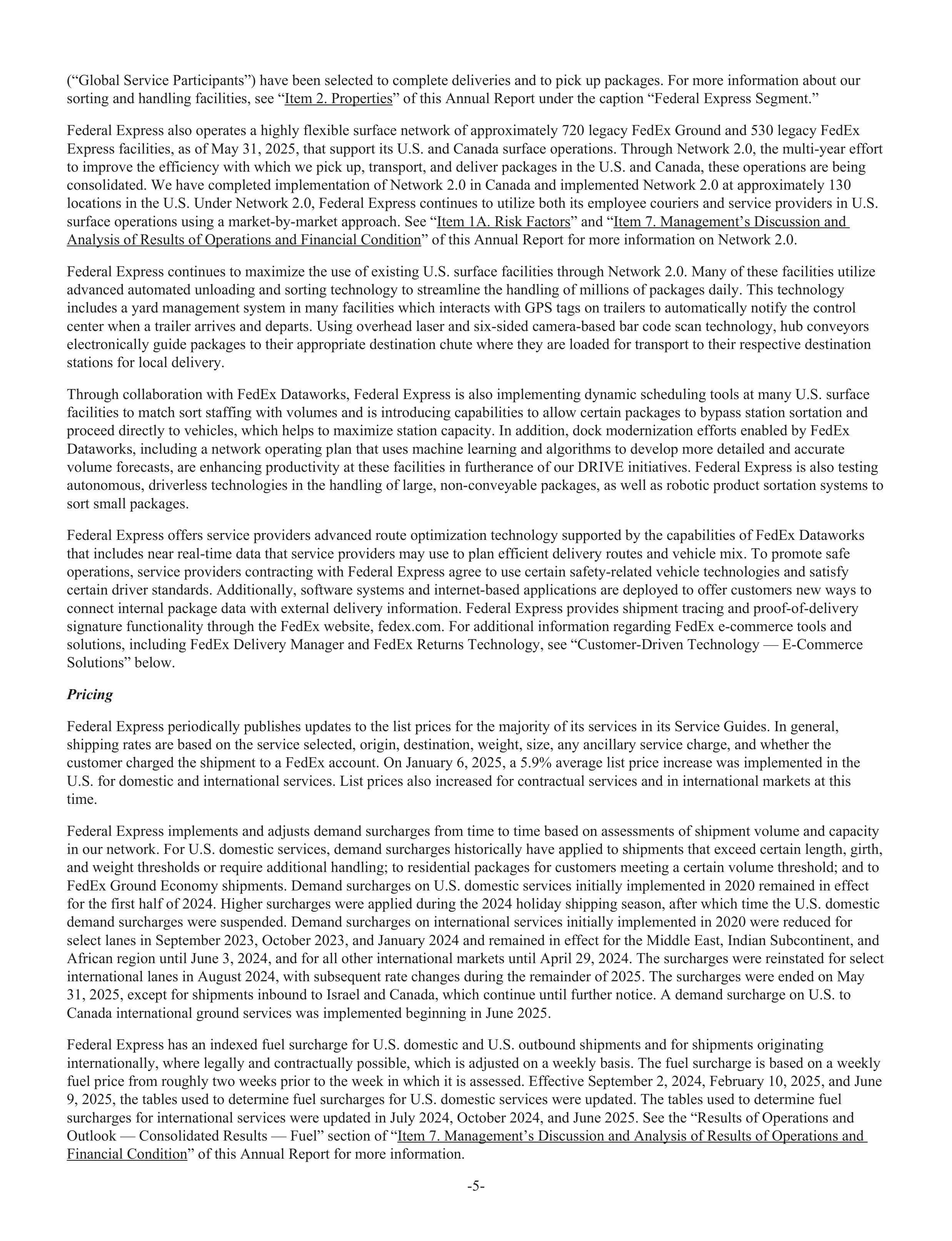 FedEx Annual Report — page 13