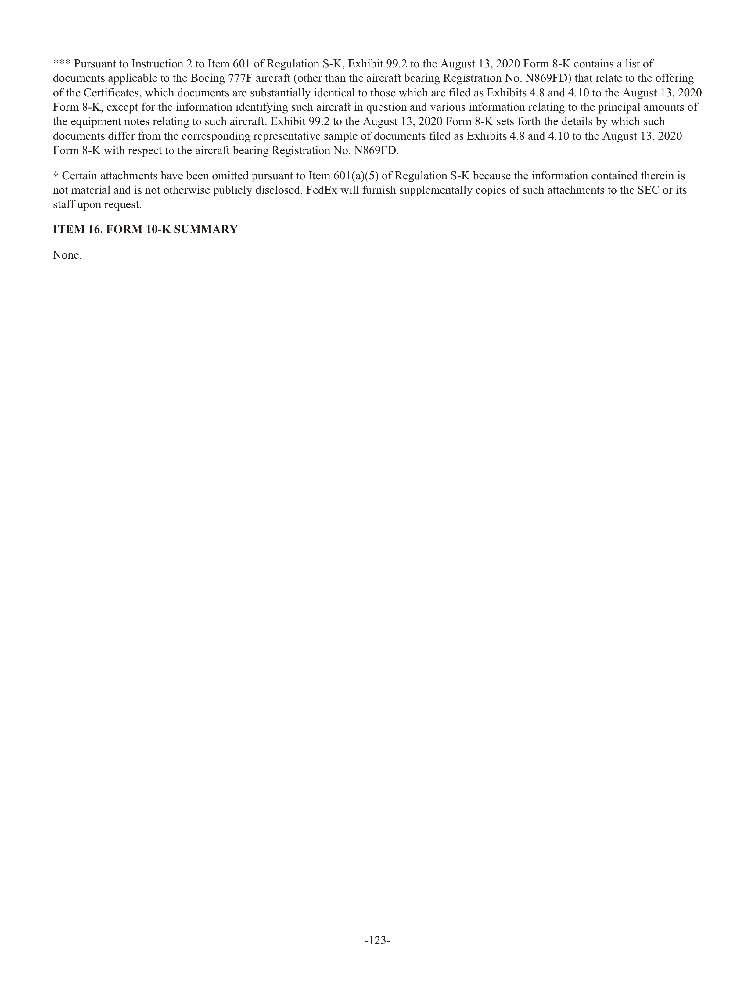 FedEx Annual Report — page 131