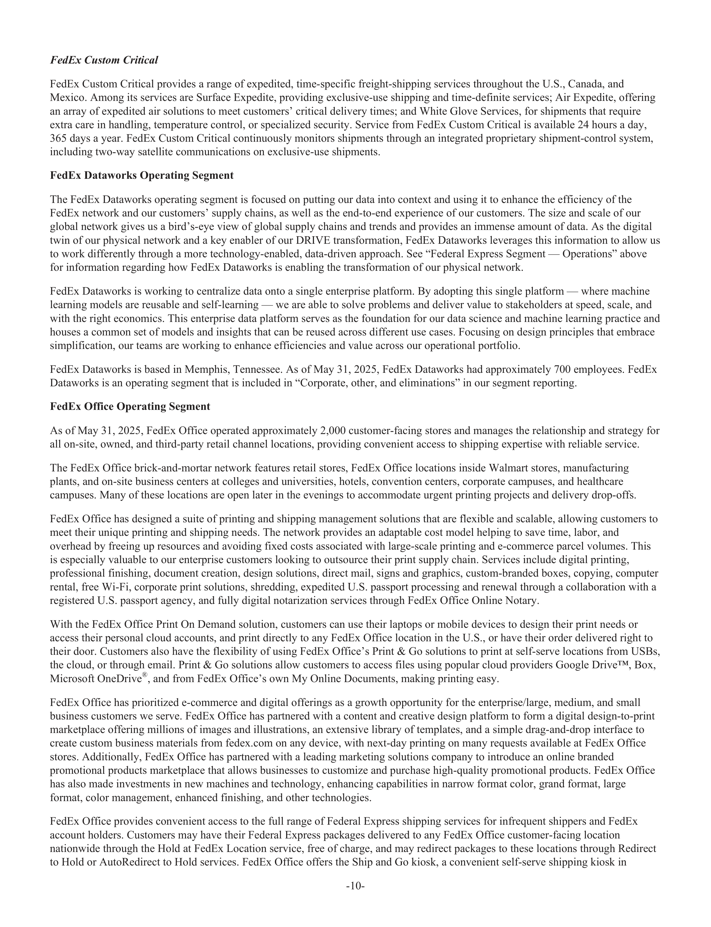 FedEx Annual Report — page 18