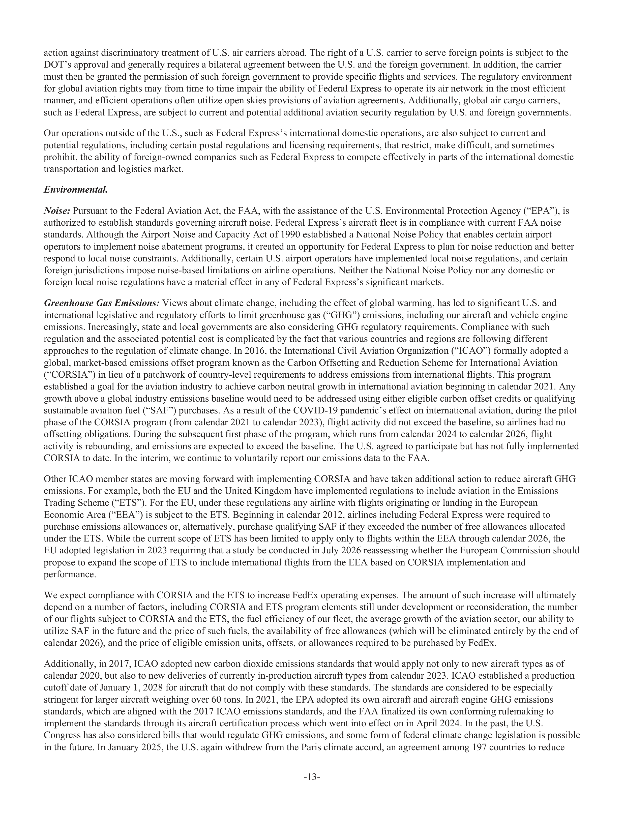 FedEx Annual Report — page 21