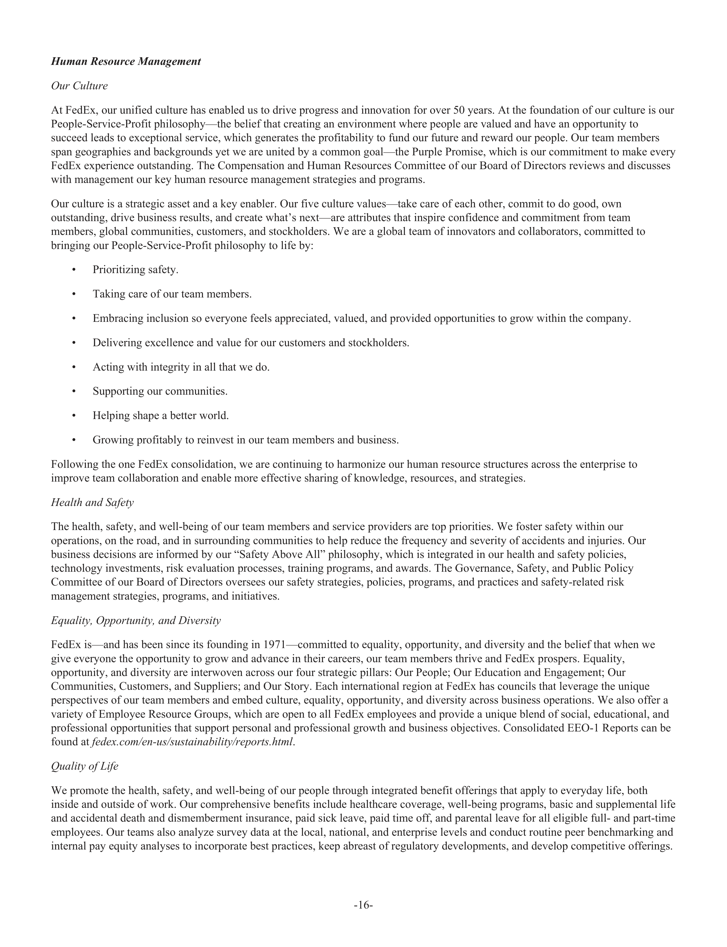 FedEx Annual Report — page 24