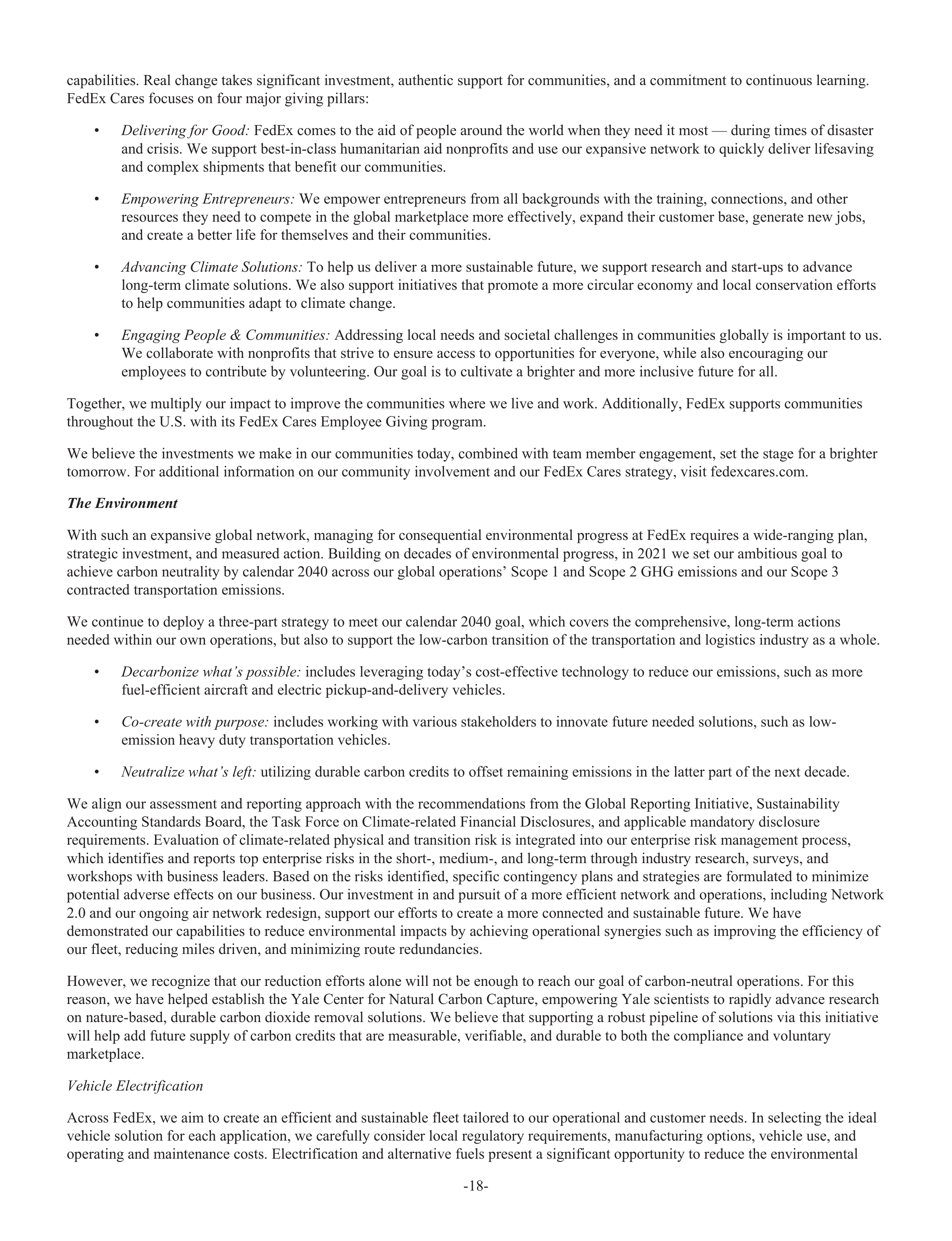 FedEx Annual Report — page 26