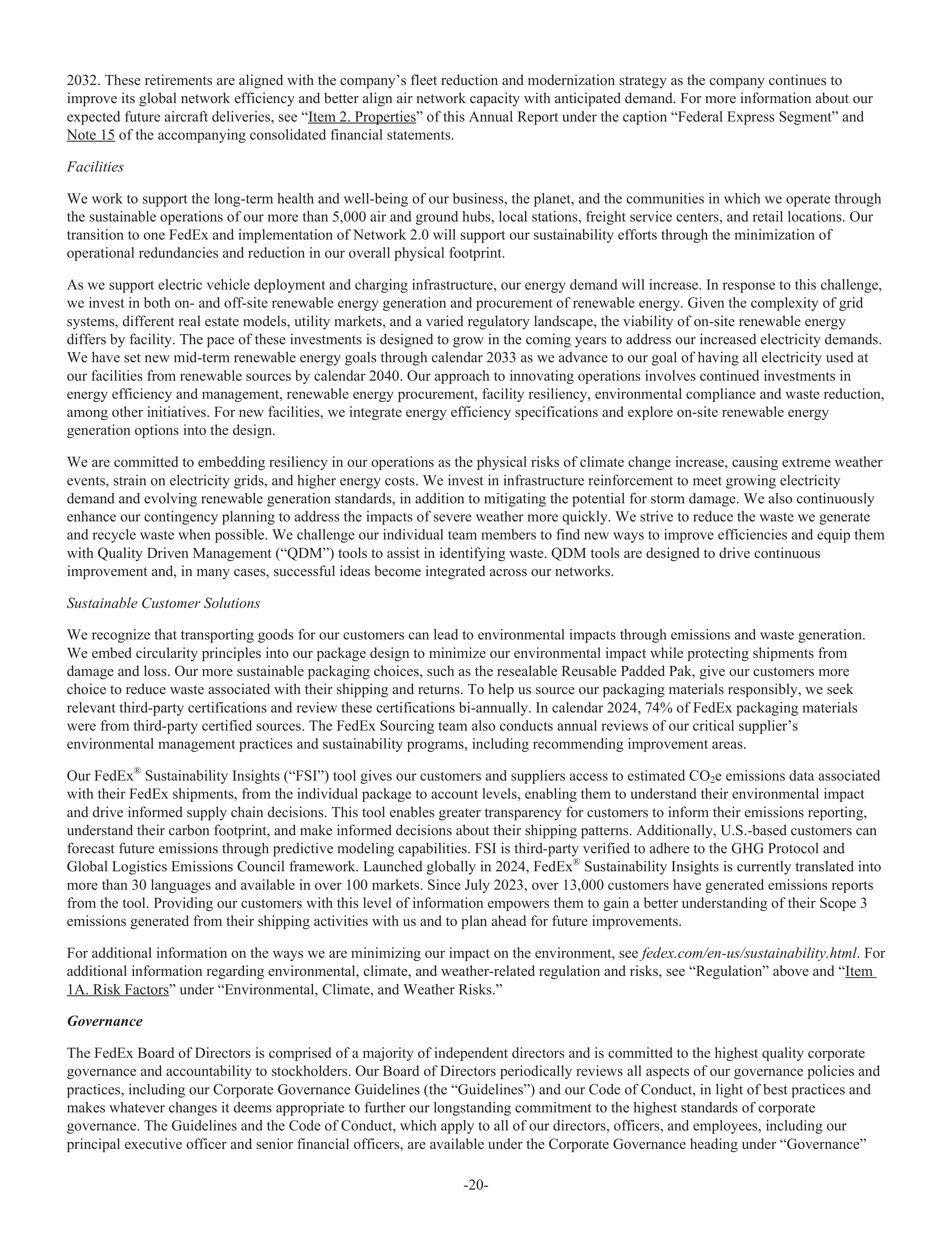 FedEx Annual Report — page 28