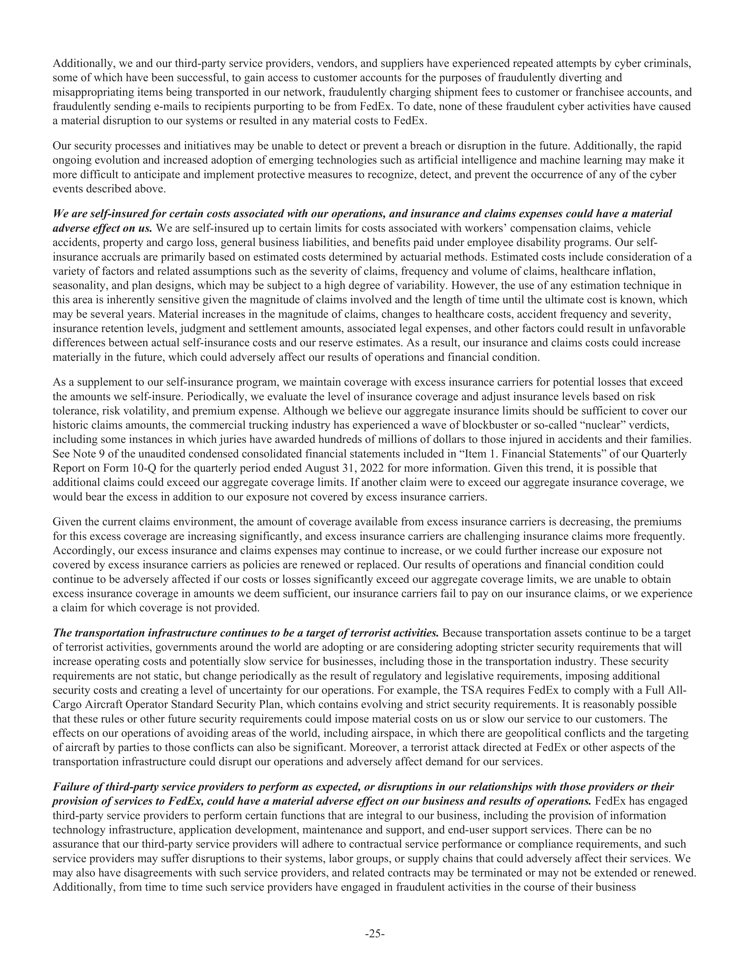 FedEx Annual Report — page 33