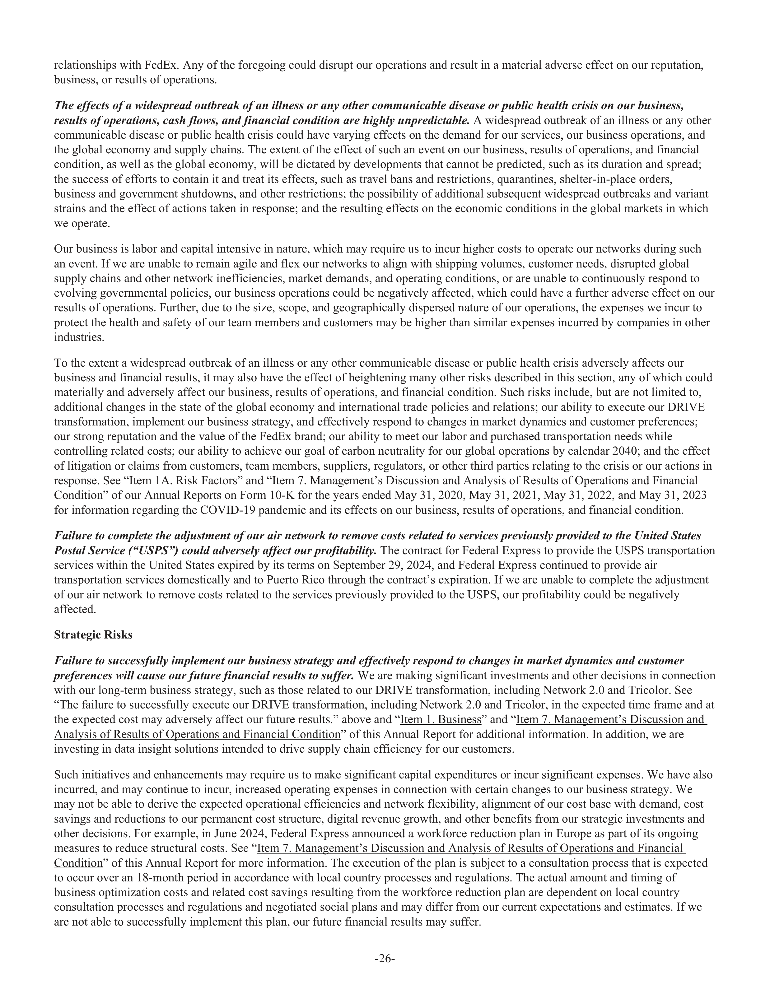 FedEx Annual Report — page 34