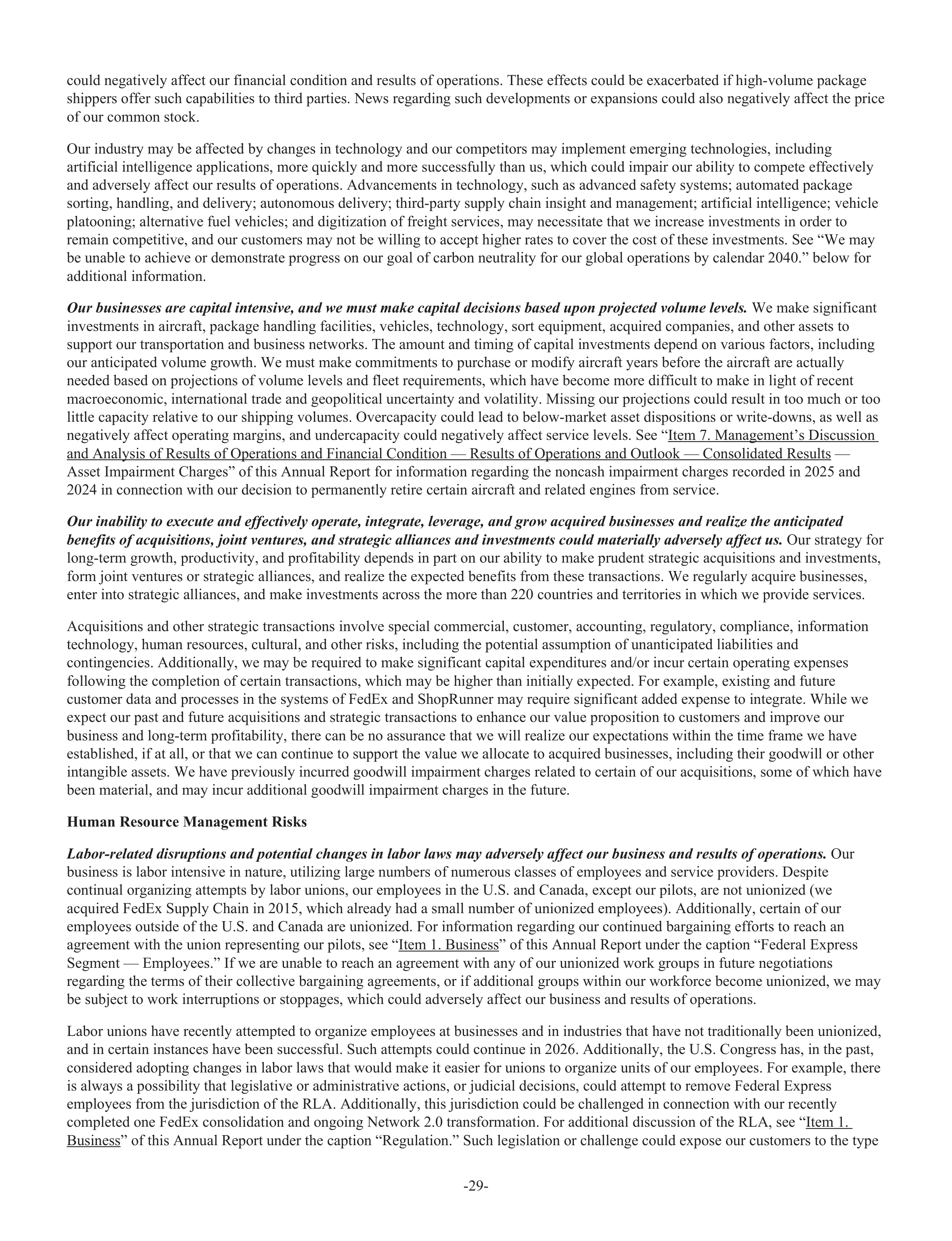FedEx Annual Report — page 37