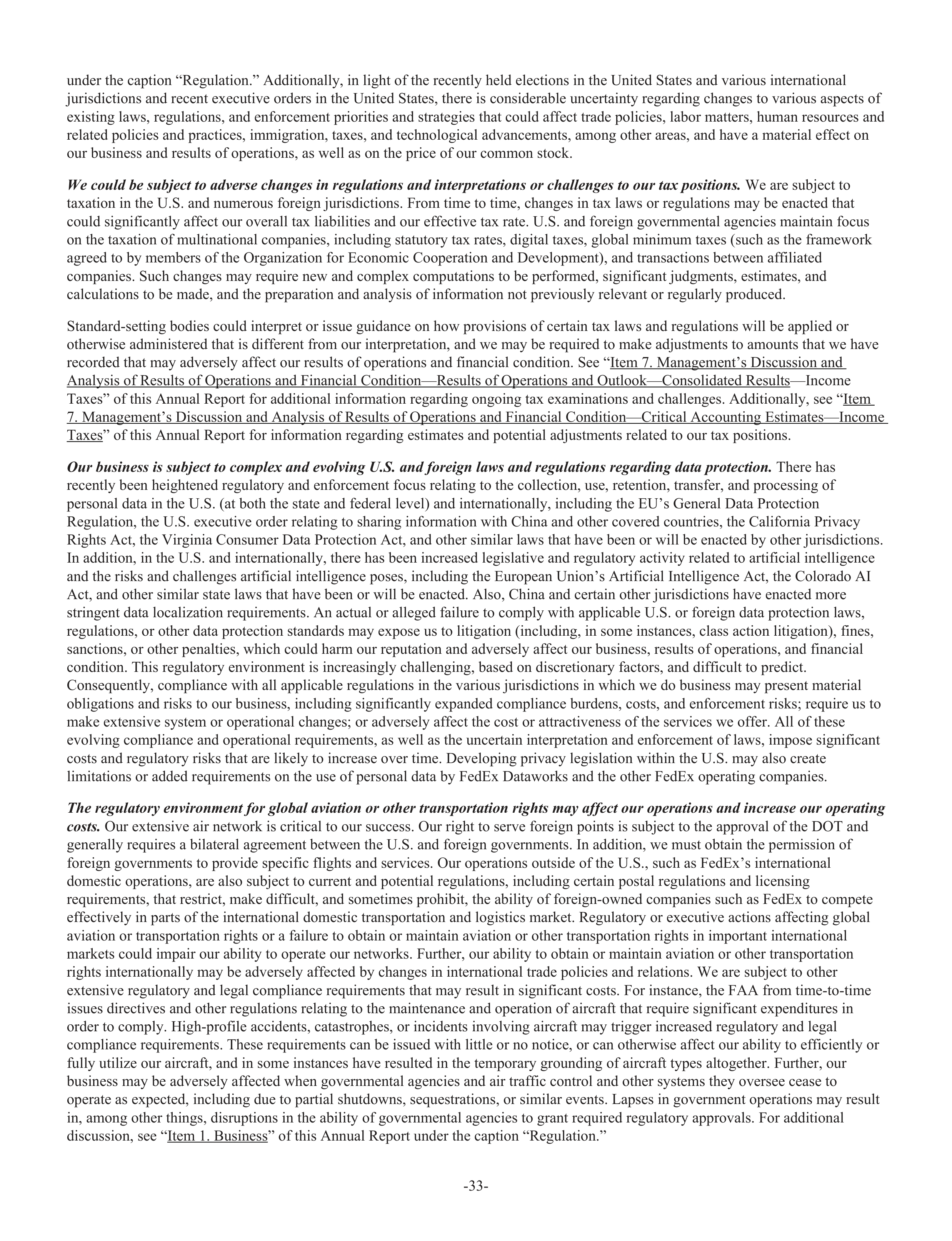 FedEx Annual Report — page 41