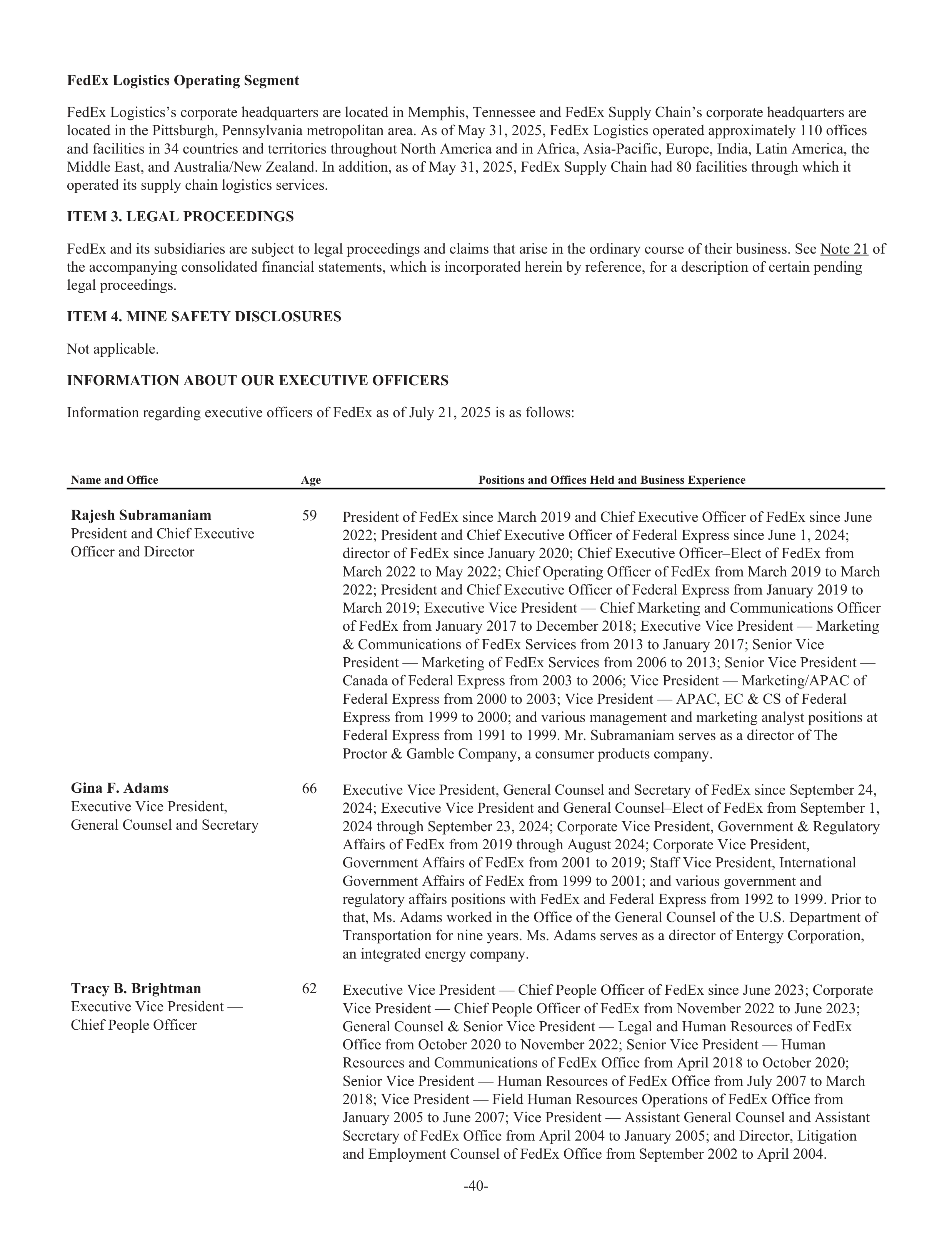 FedEx Annual Report — page 48