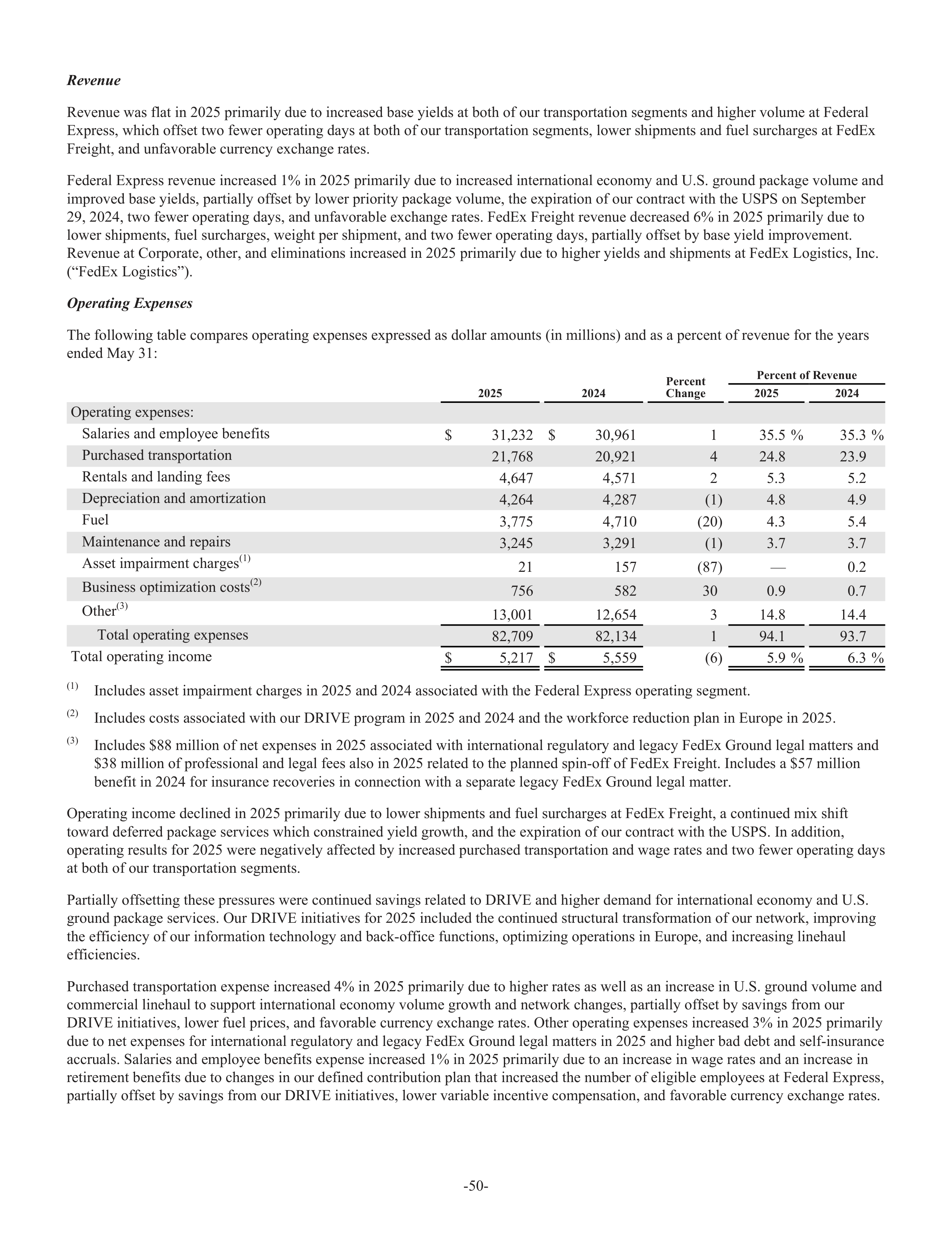 FedEx Annual Report — page 58